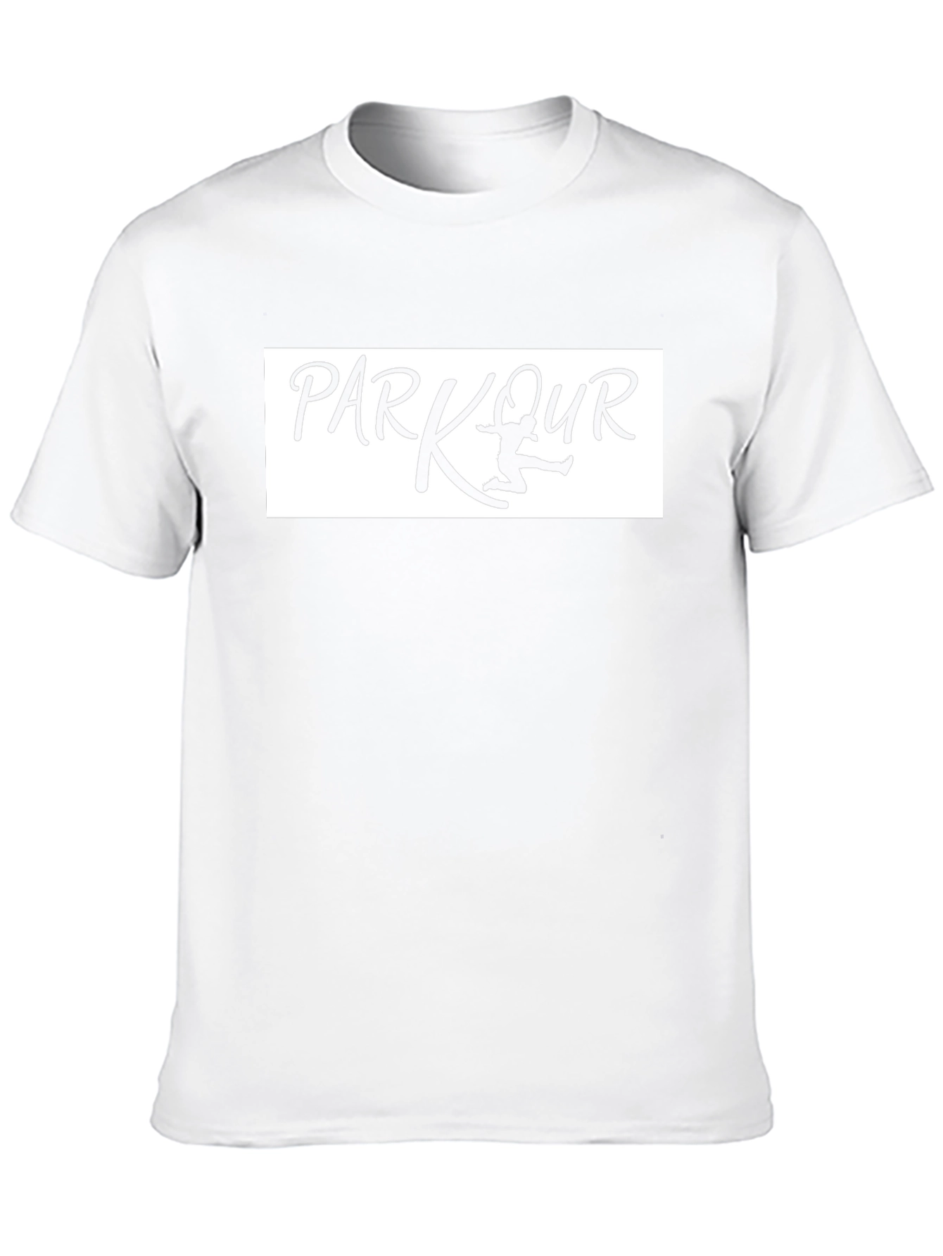 Parkour Athlete Graphic Tee - Black