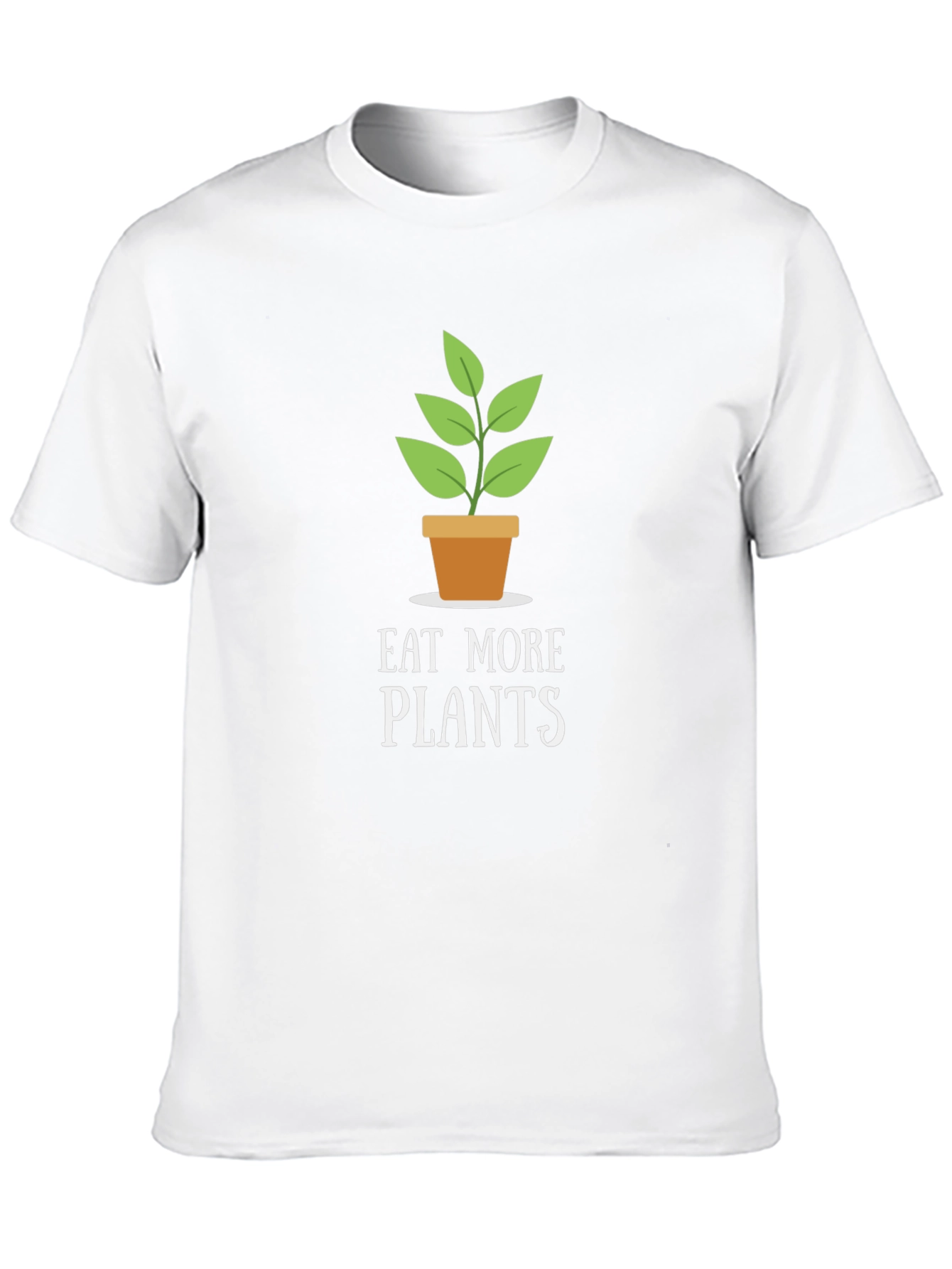 Eat More Plants Graphic Tee - Black T-Shirt