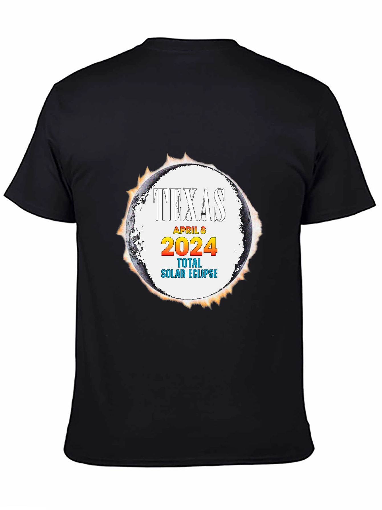 Texas Total Solar Eclipse April 8 2024 T-Shirt