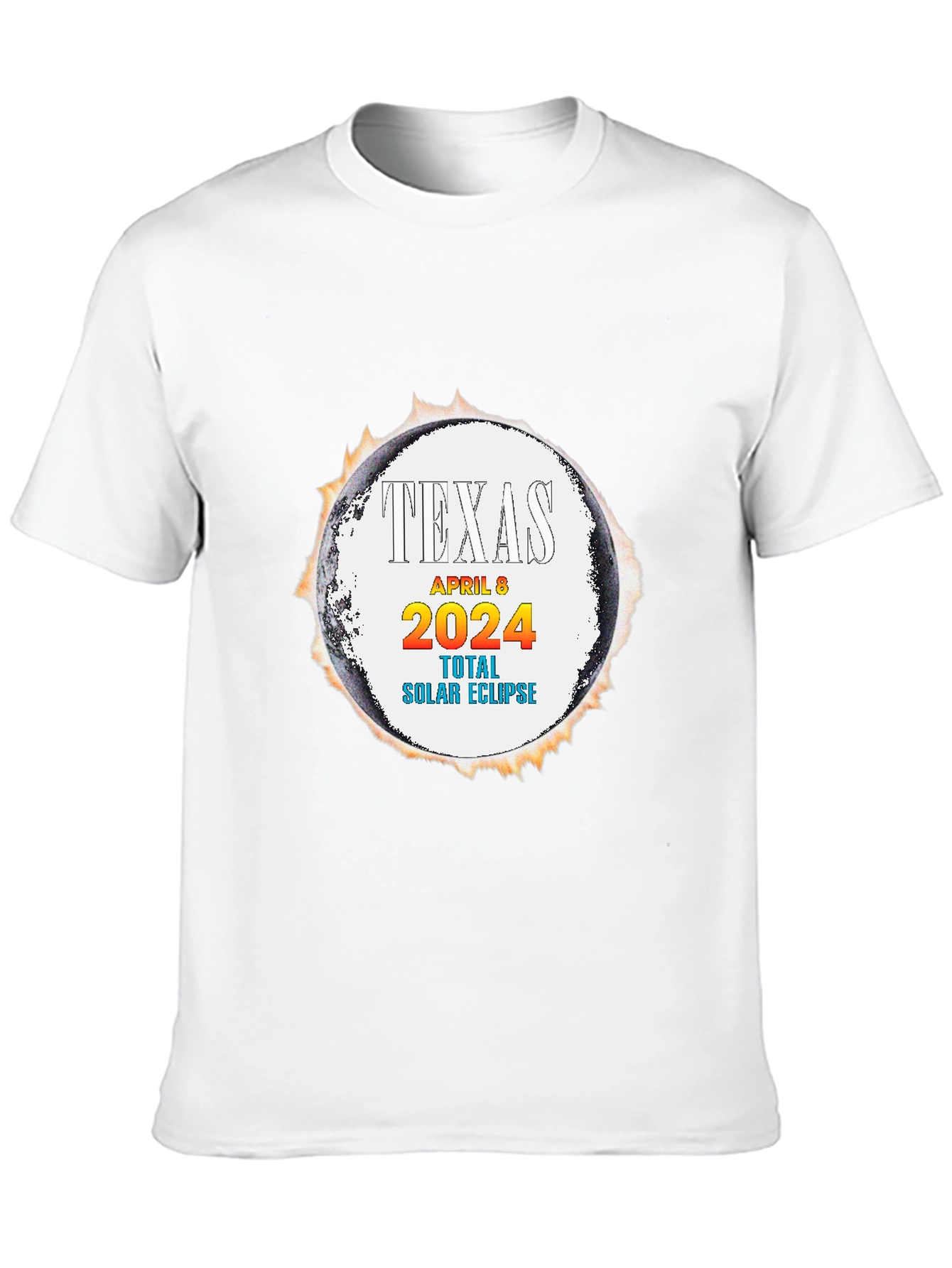 Texas Total Solar Eclipse April 8 2024 T-Shirt