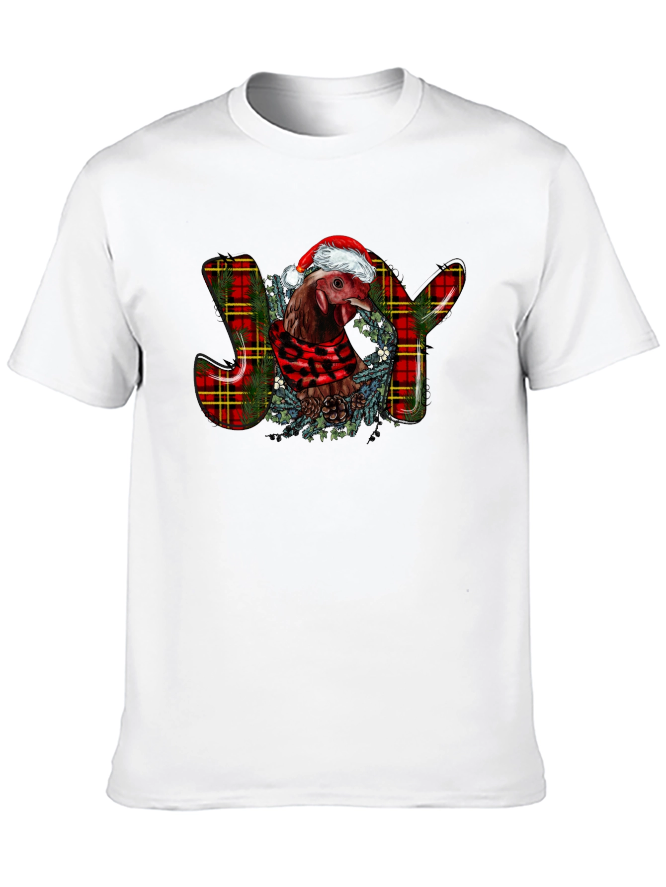 Joy Chicken Christmas T-Shirt