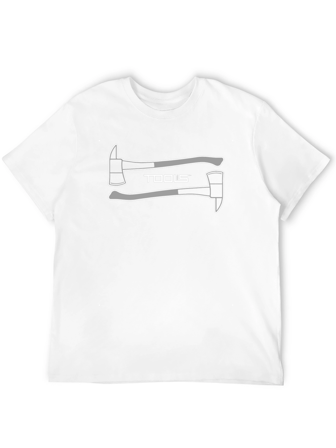 Tools Axe Graphic Tee - Black Cotton T-Shirt