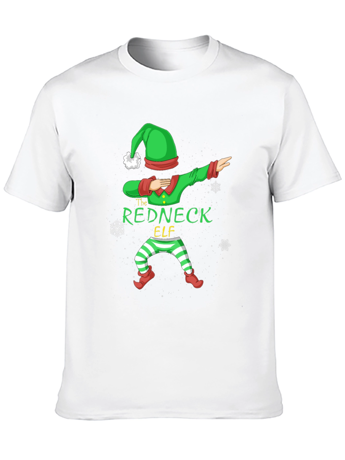 Redneck Elf Dabbing Graphic Tee
