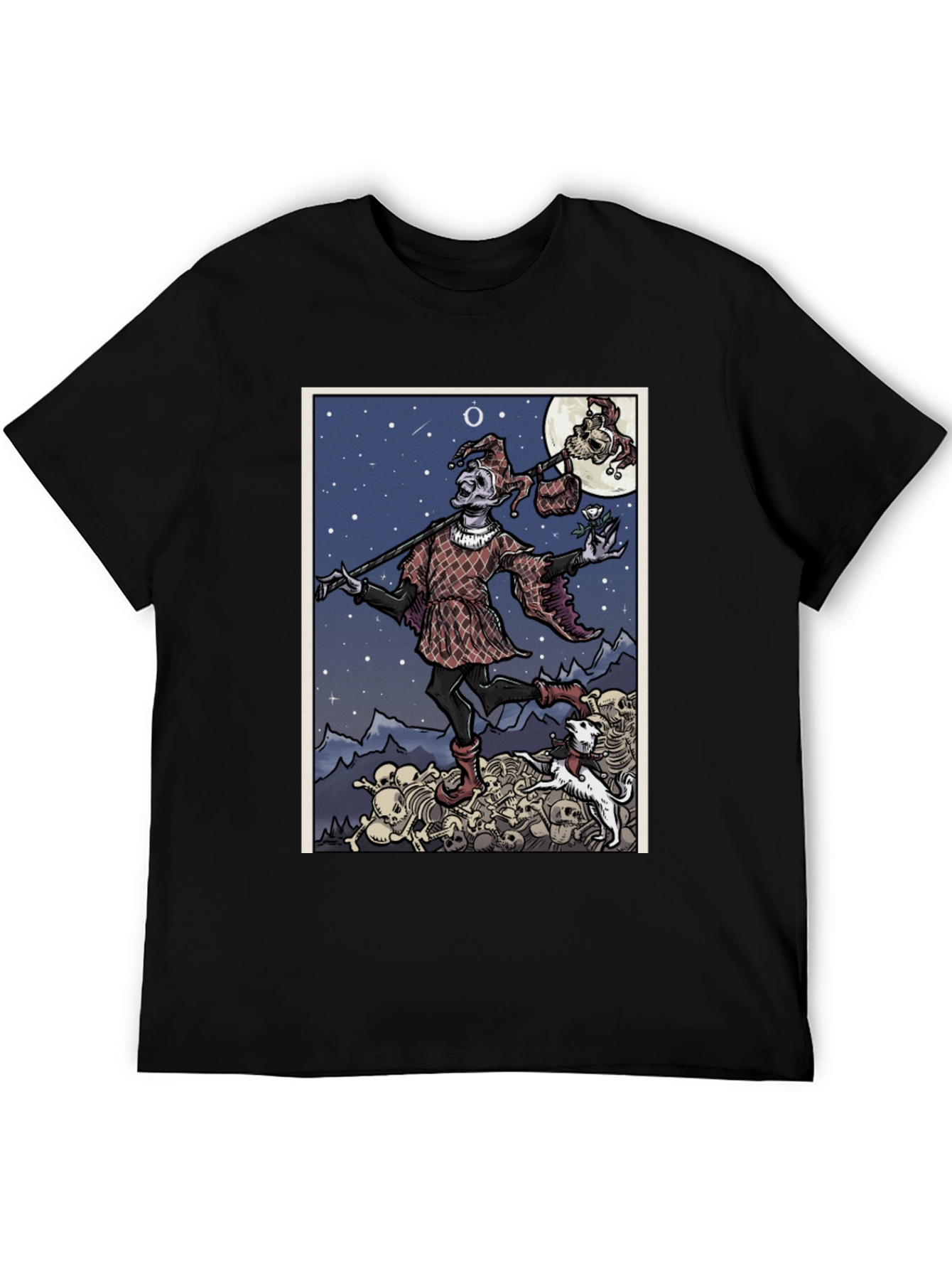 The Fool Tarot Card Graphic Tee - Unique Design