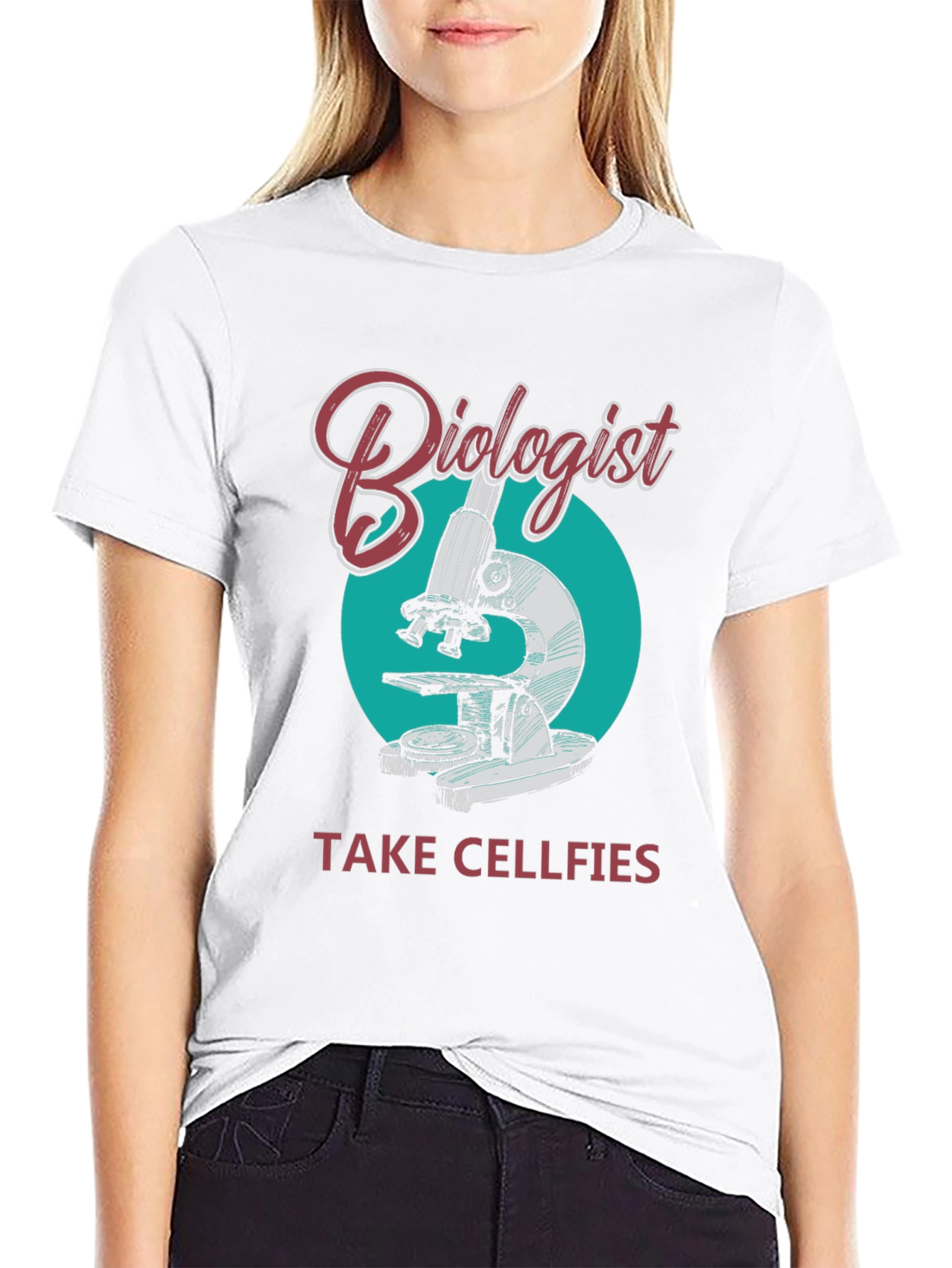 Biologist Take Cellfies Graphic T-Shirt