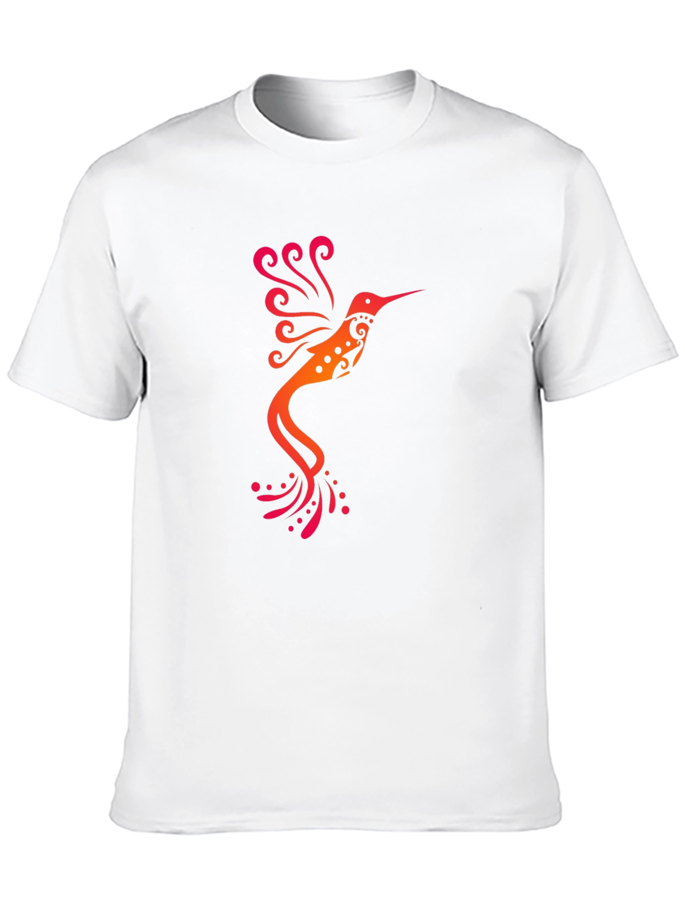 Hummingbird Tribal Art T-Shirt - Black