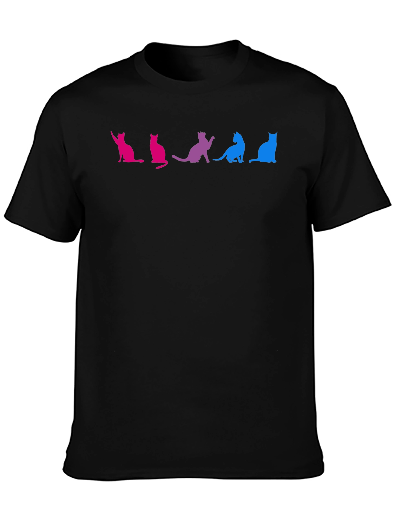 Bisexual Pride Cats Graphic T-Shirt