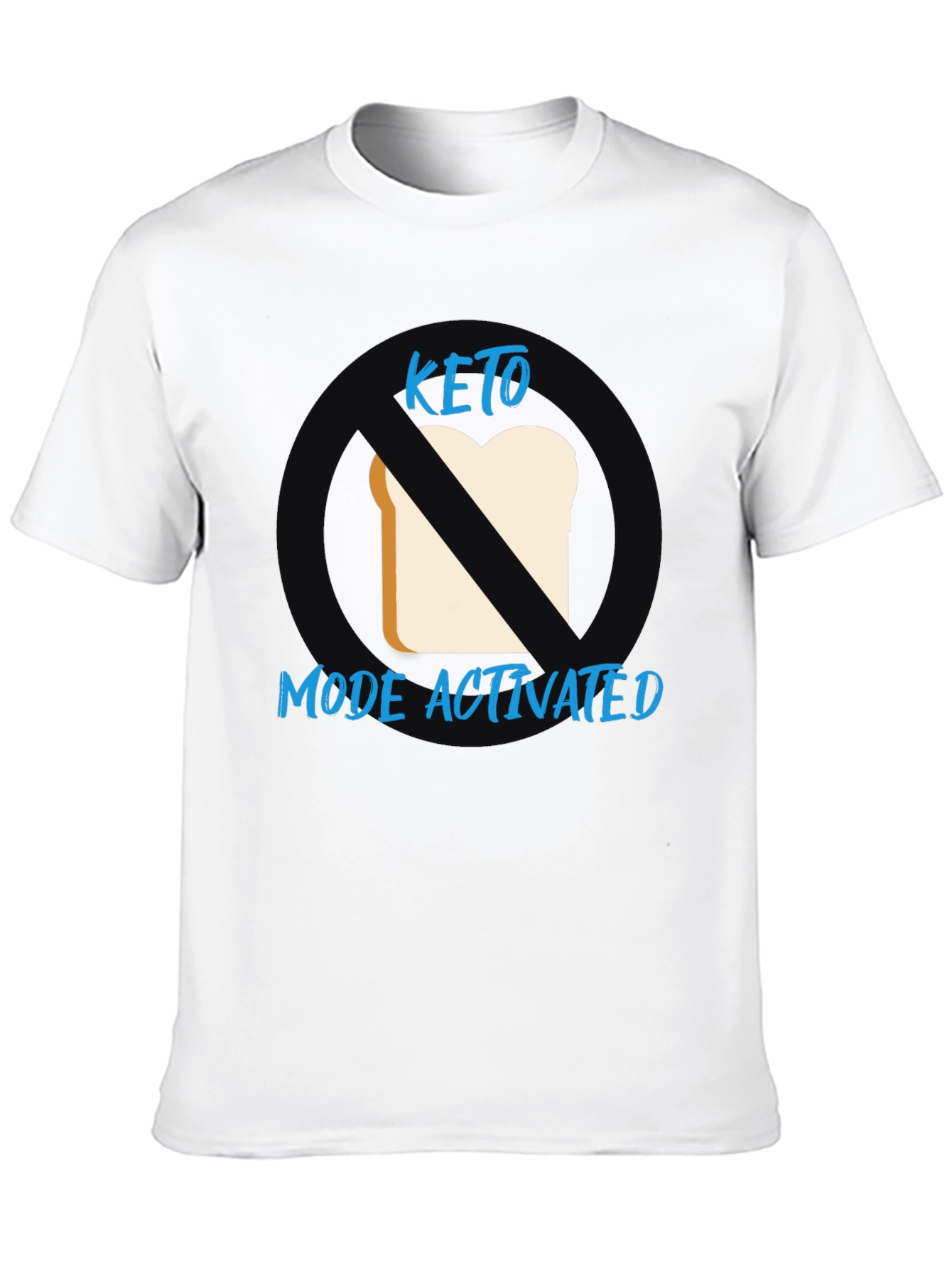 Keto Mode Activated Black Graphic T-Shirt