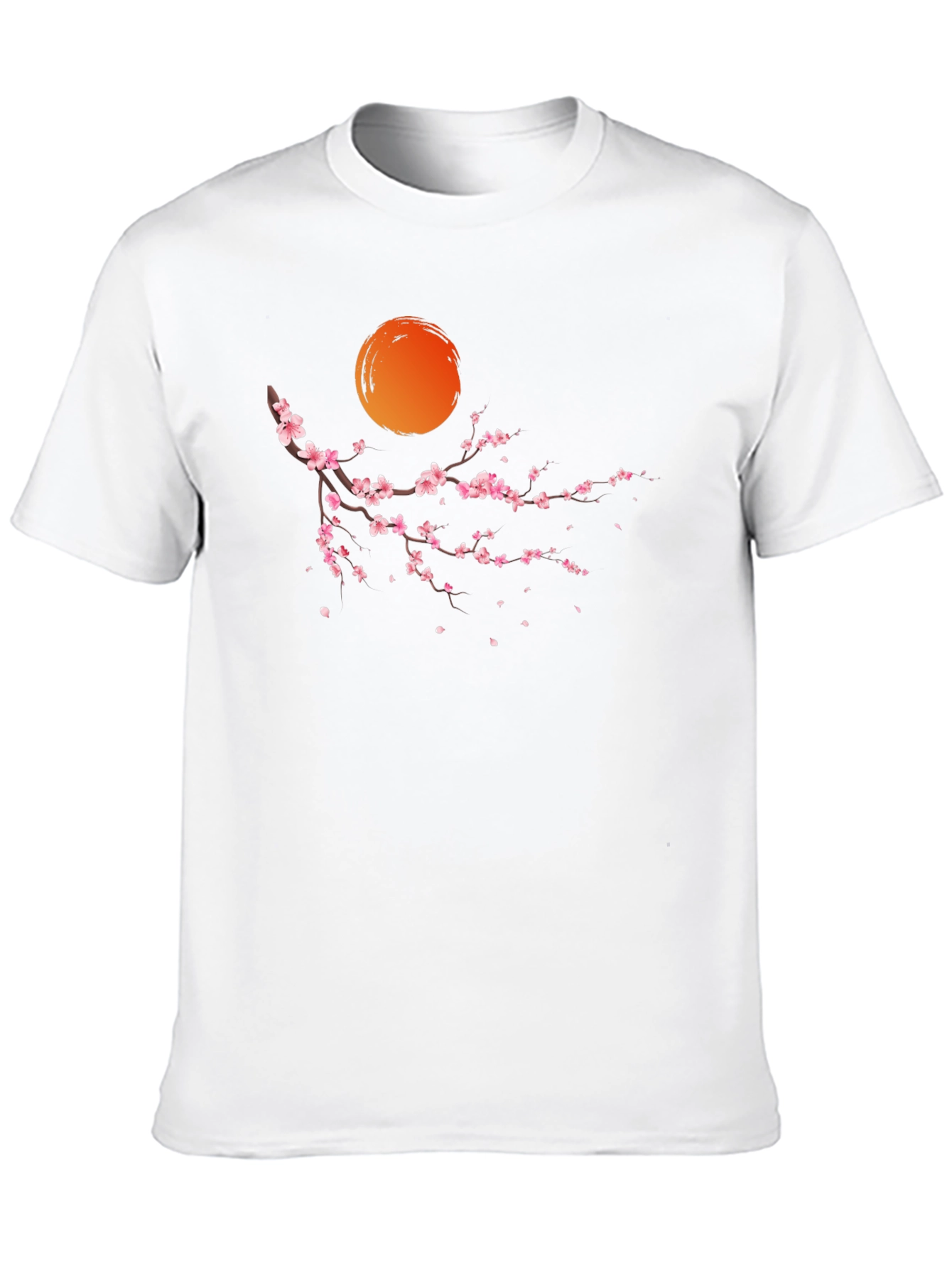 Cherry Blossom Graphic Tee - Mens Black T-Shirt