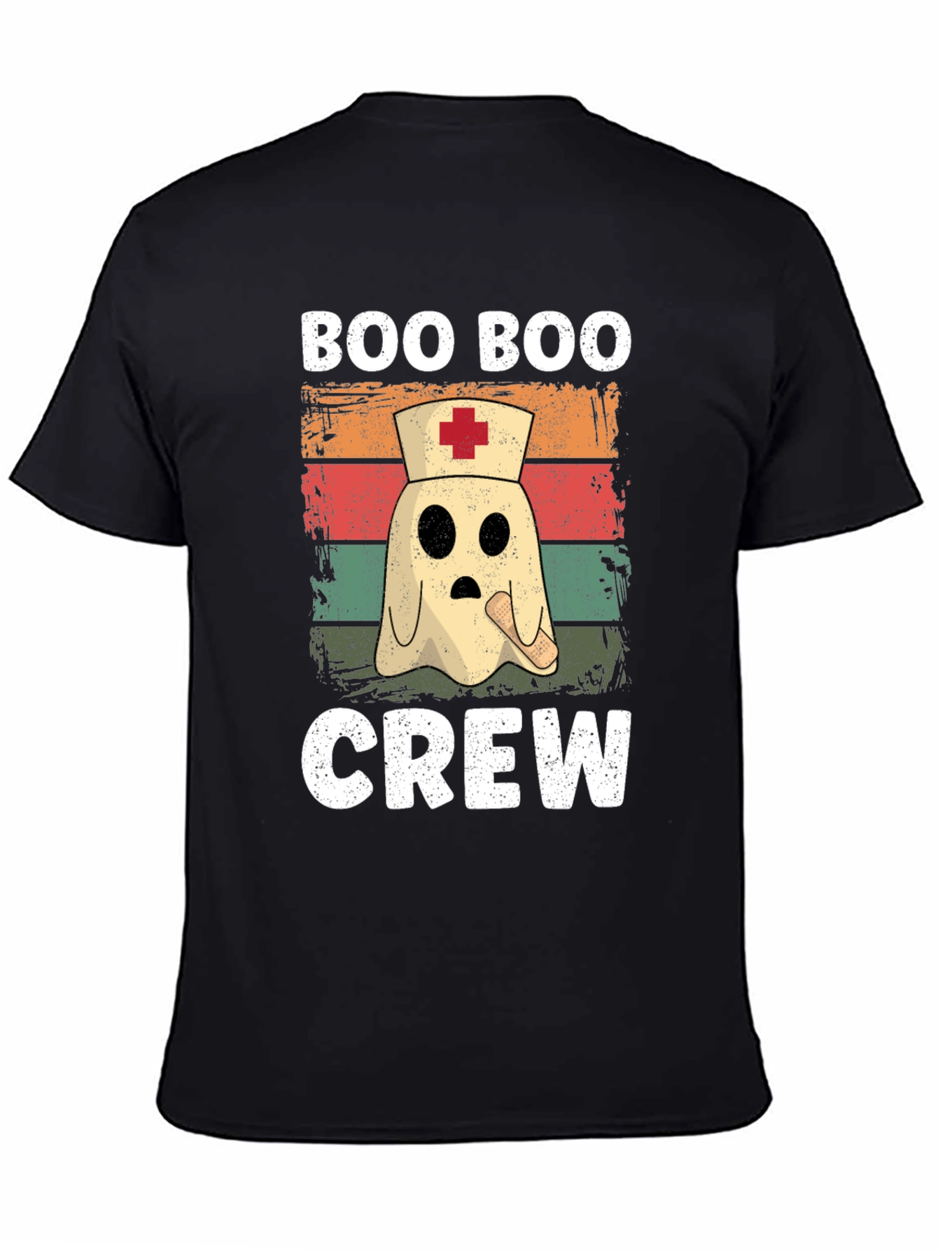Boo Boo Crew Halloween T-Shirt - Nurse Ghost
