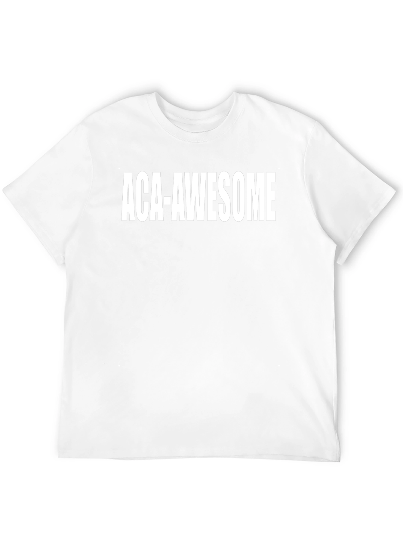 ACA-Awesome Graphic Tee - Black Cotton Blend