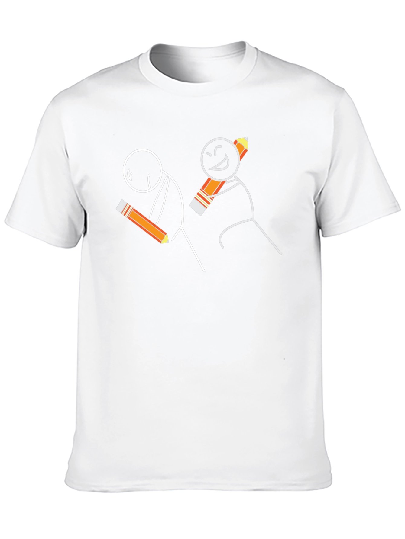 Funny Stick Figure Pencil T-Shirt