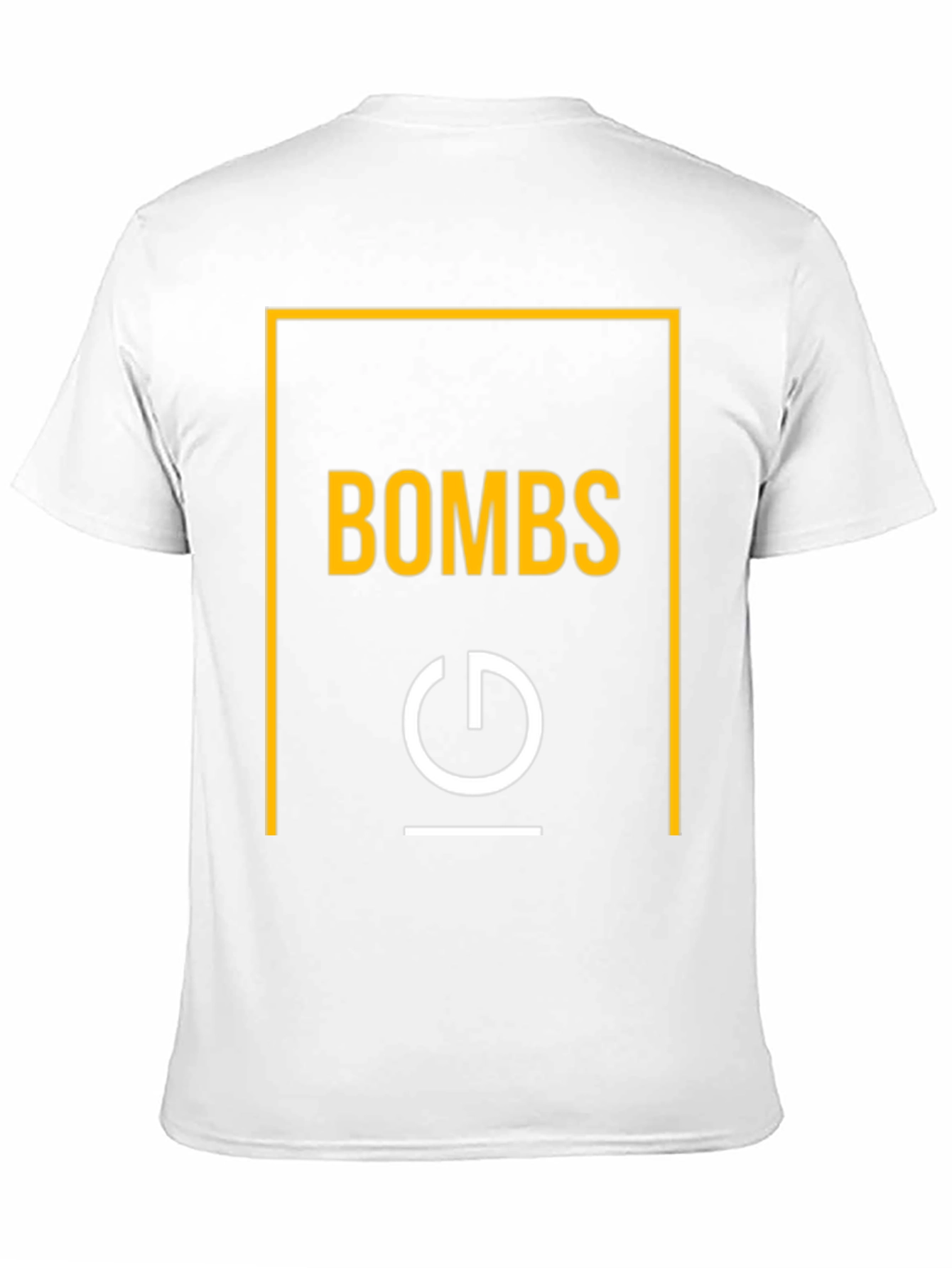 Bombs Graphic Tee - Trendy Power Button Design
