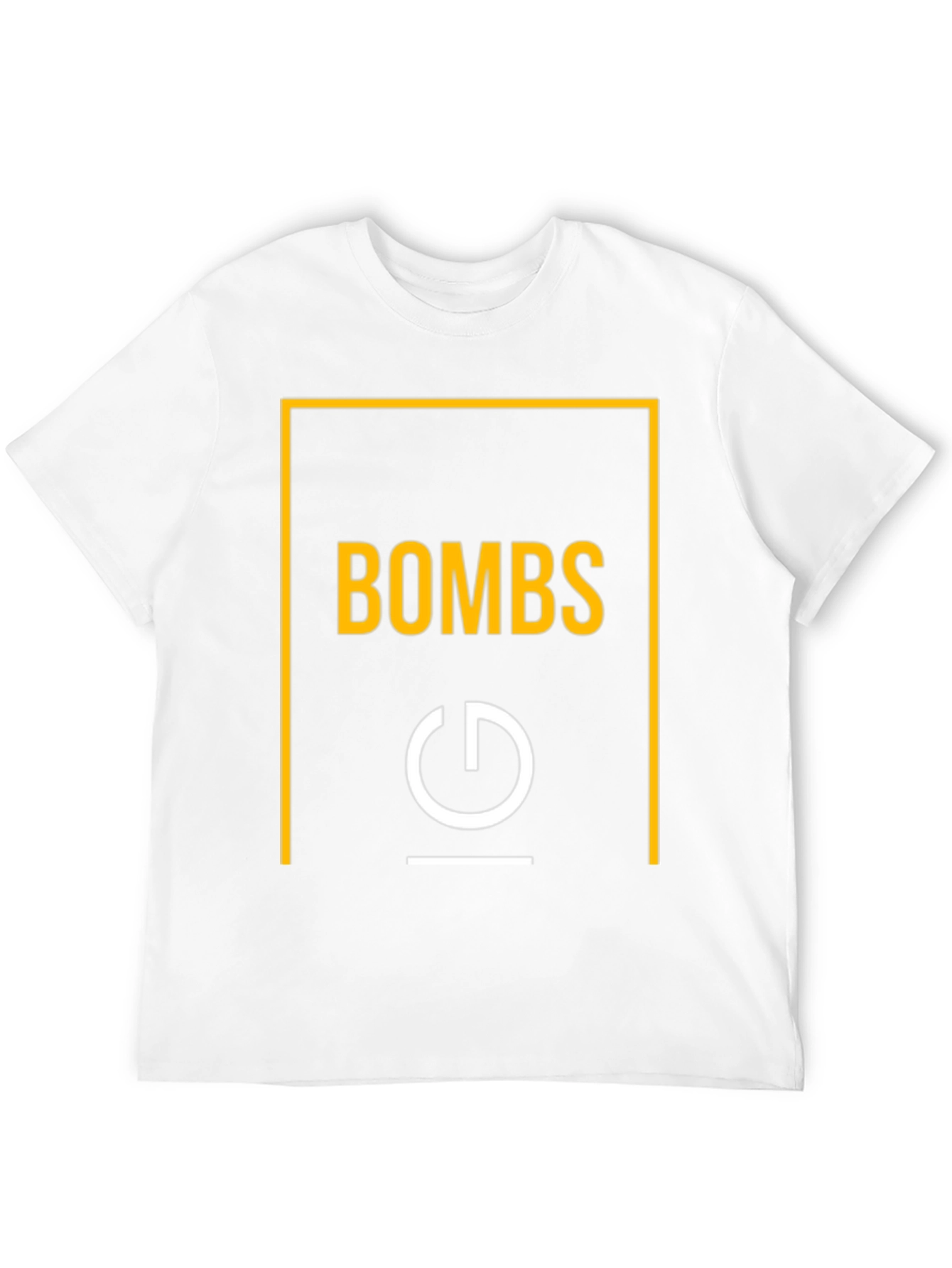 Bombs Graphic Tee - Trendy Power Button Design