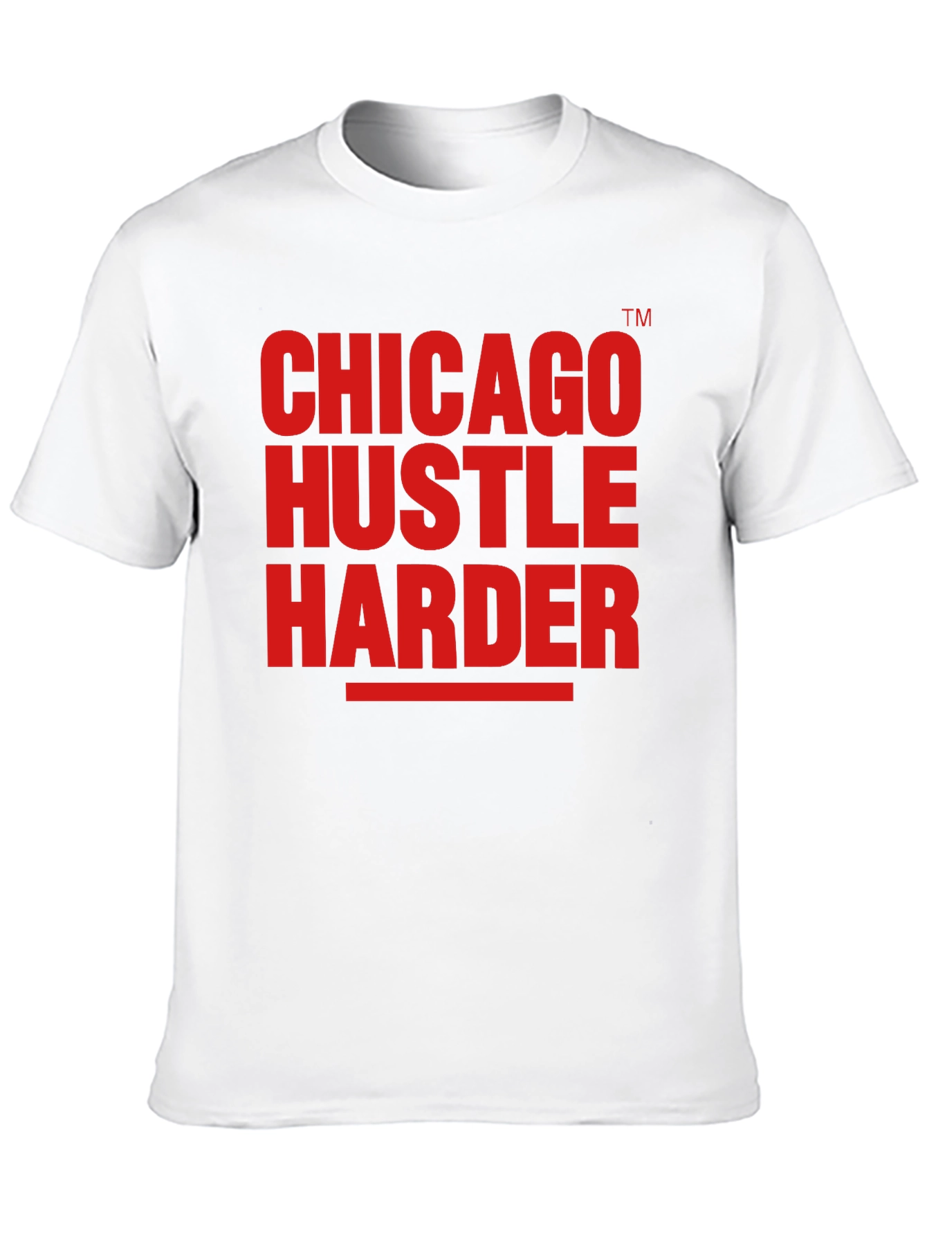 Chicago Hustle Harder Graphic T-Shirt