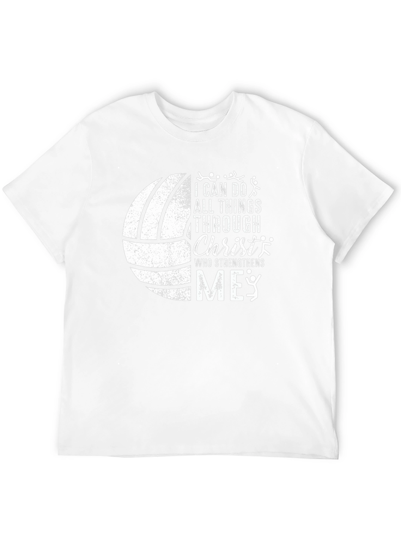 Volleyball Christian T-Shirt: I Can Do All Things