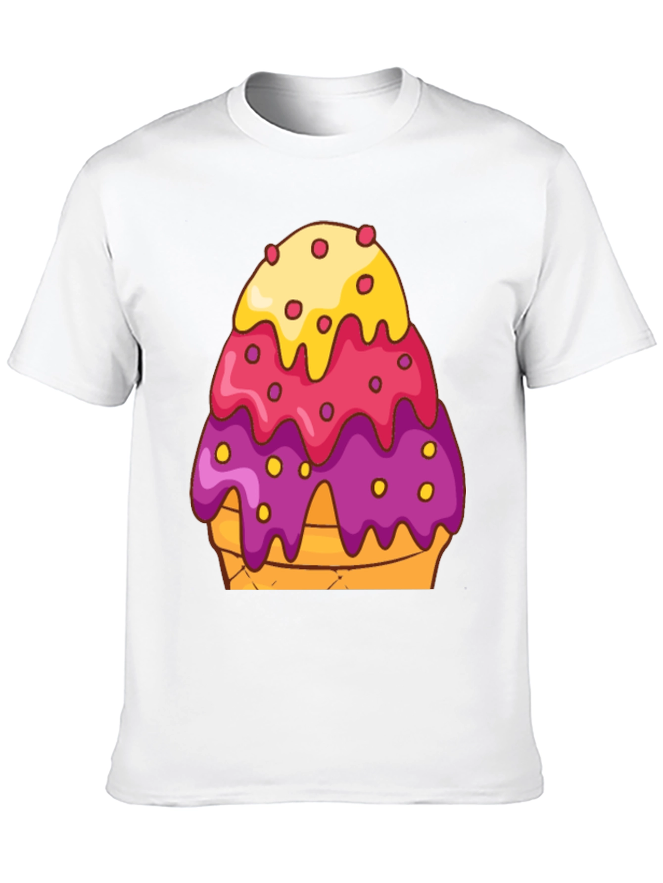 Ice Cream Cone Graphic T-Shirt