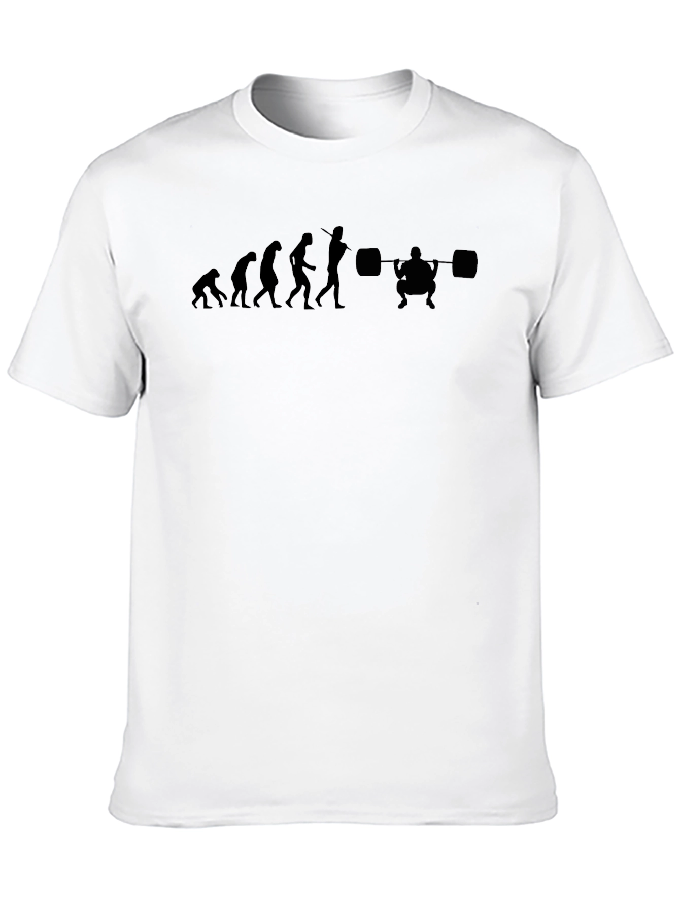 Evolution of Squat T-Shirt - Black