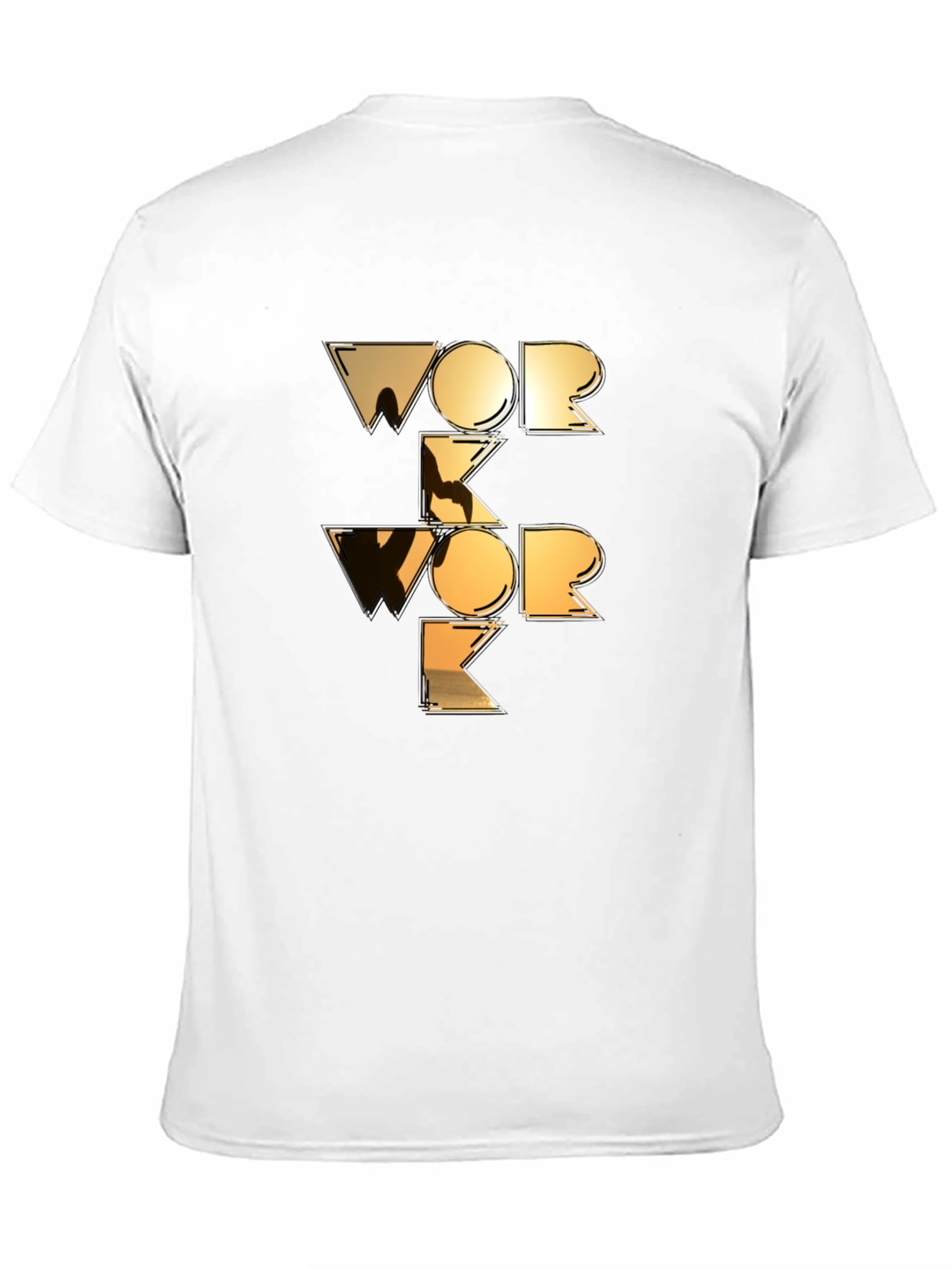 Work Work Graphic Tee - Black