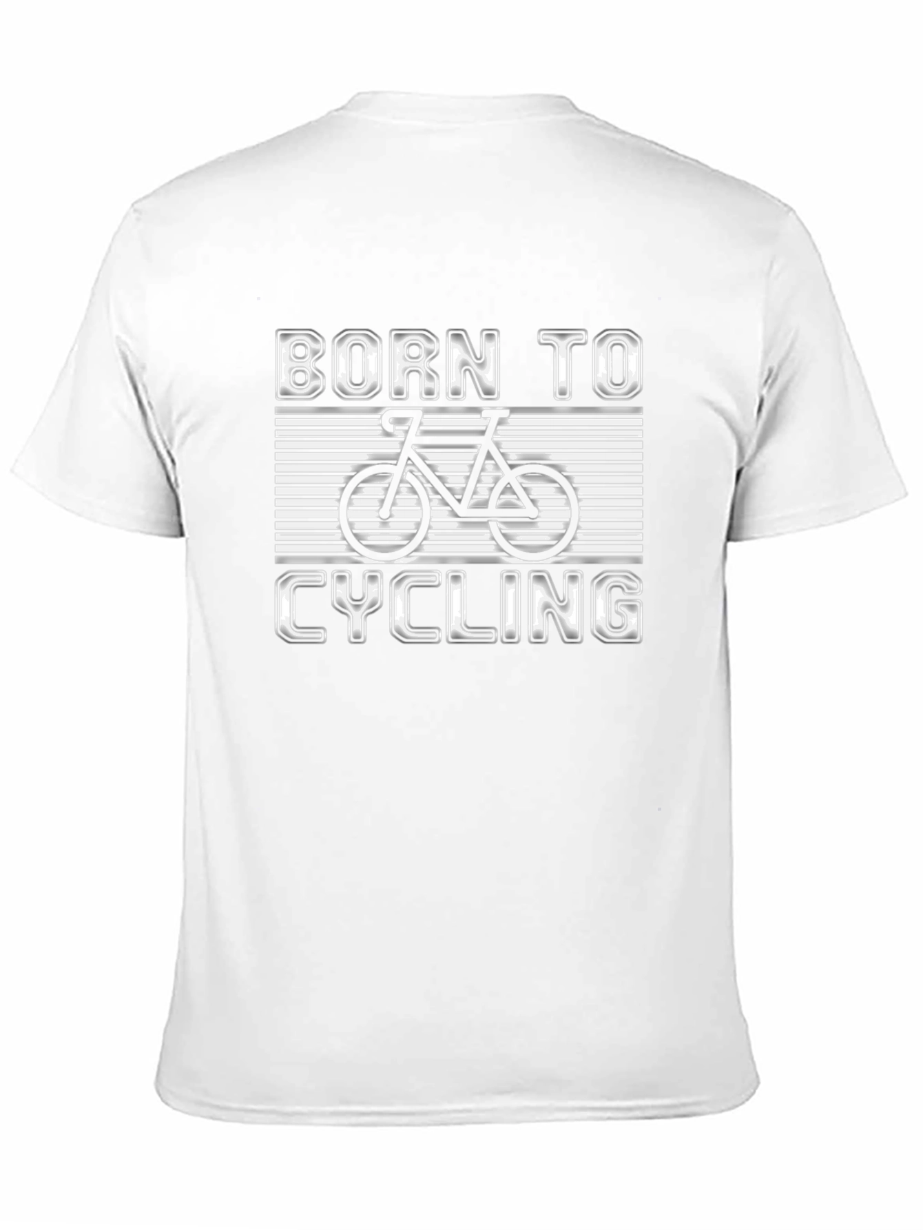 Born to Cycling Black Graphic Tee