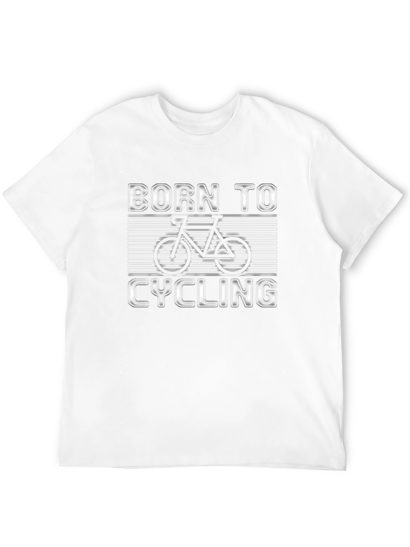 Born to Cycling Black Graphic Tee