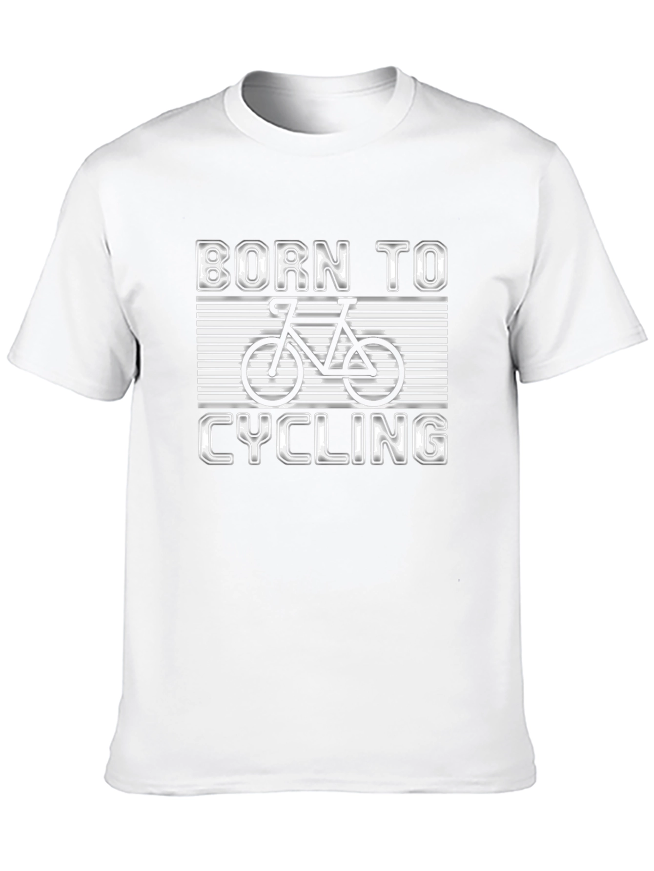 Born to Cycling Black Graphic Tee