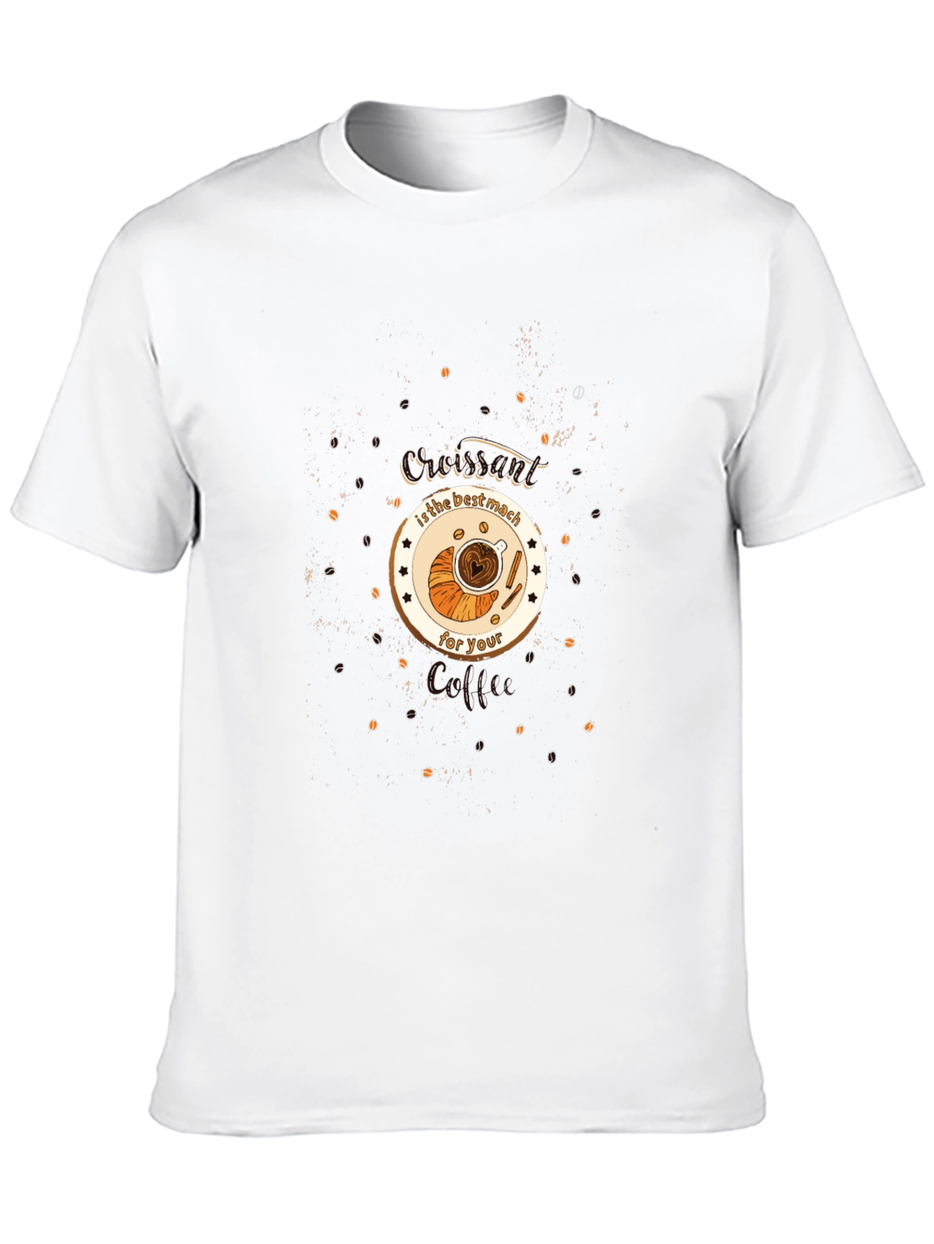 Croissant & Coffee Lovers T-Shirt
