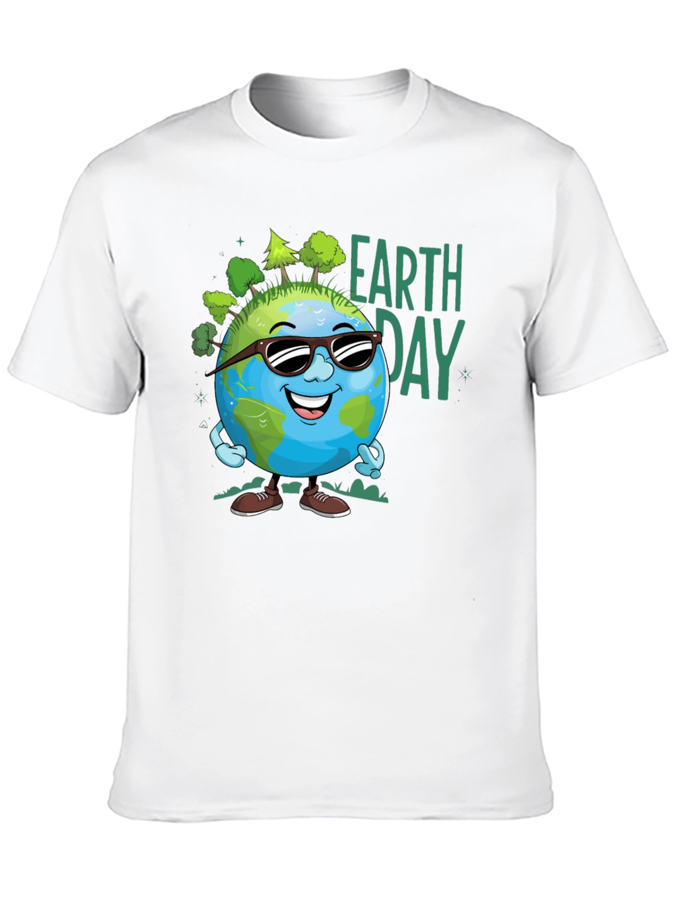 Earth Day Cartoon Graphic Tee