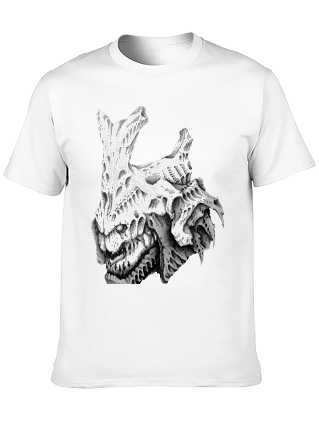 Monster Graphic Print Black Tee