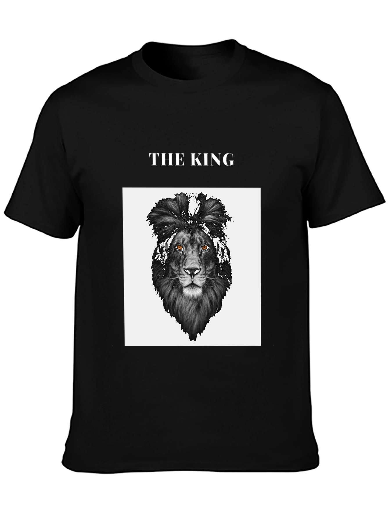 The King Lion Graphic Tee - Black
