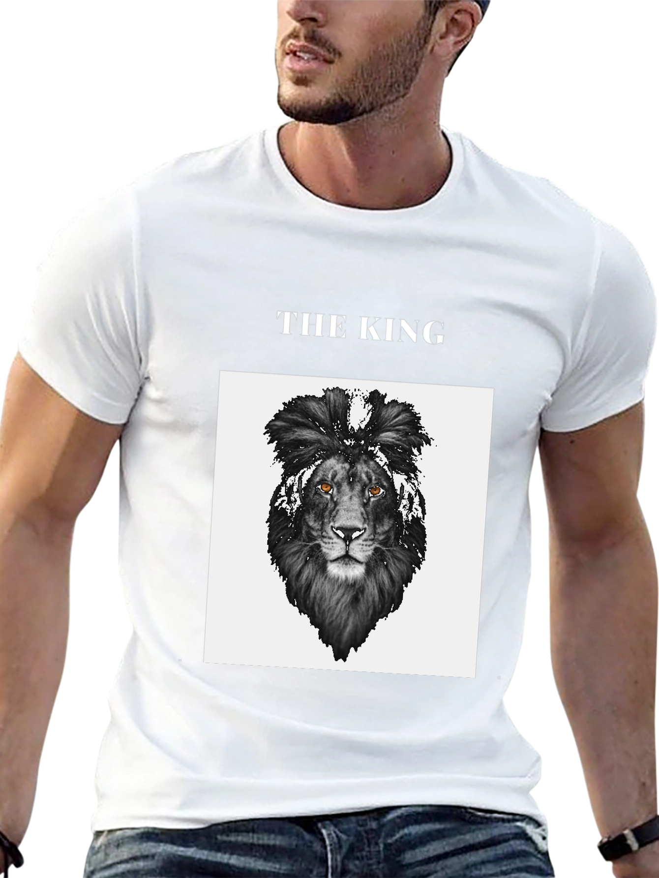 The King Lion Graphic Tee - Black