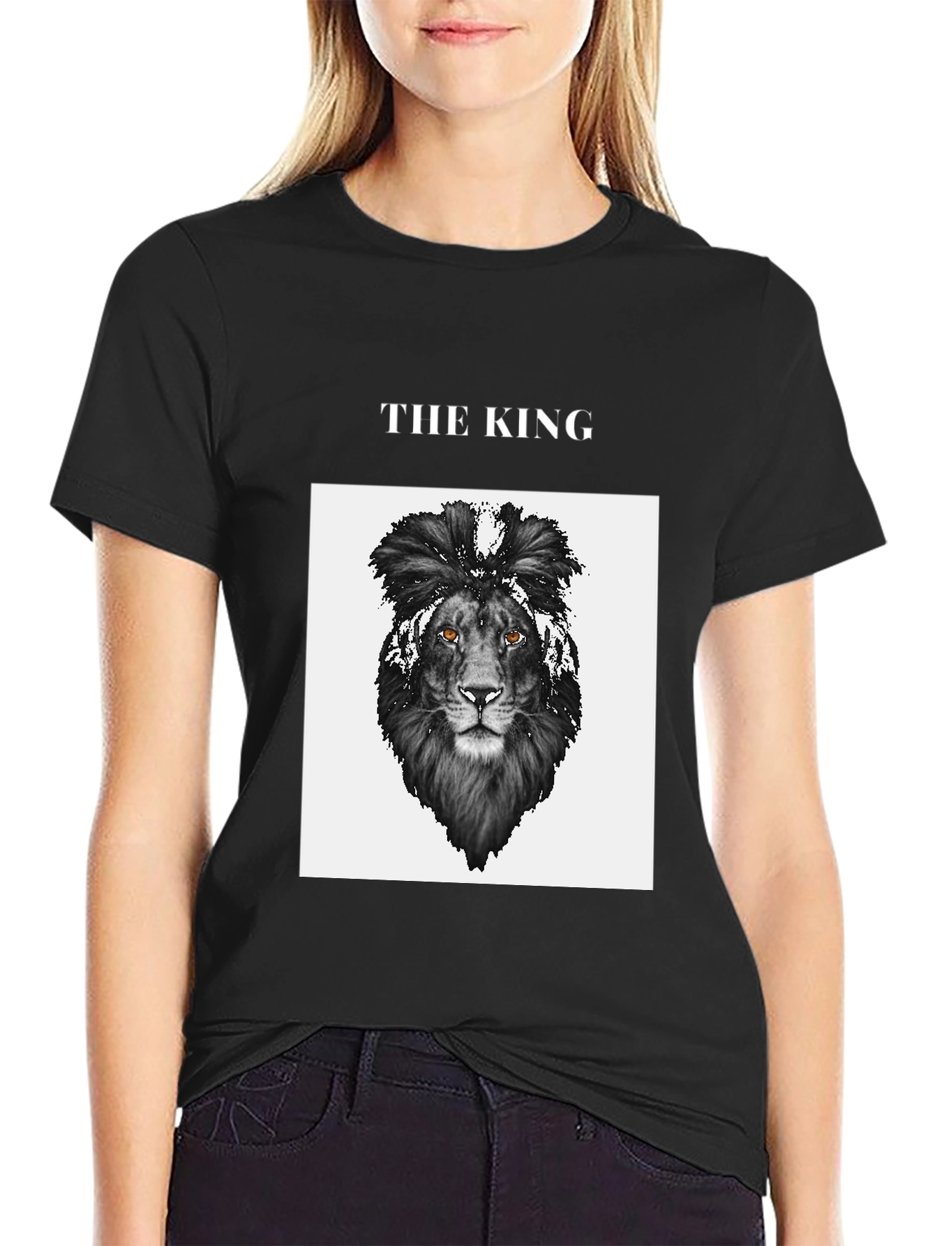 The King Lion Graphic Tee - Black