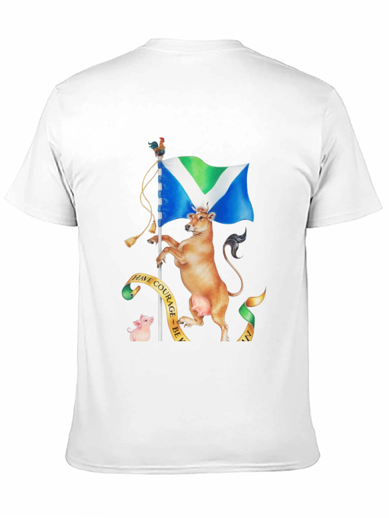 Vegan Animal Rights Graphic T-Shirt - Black