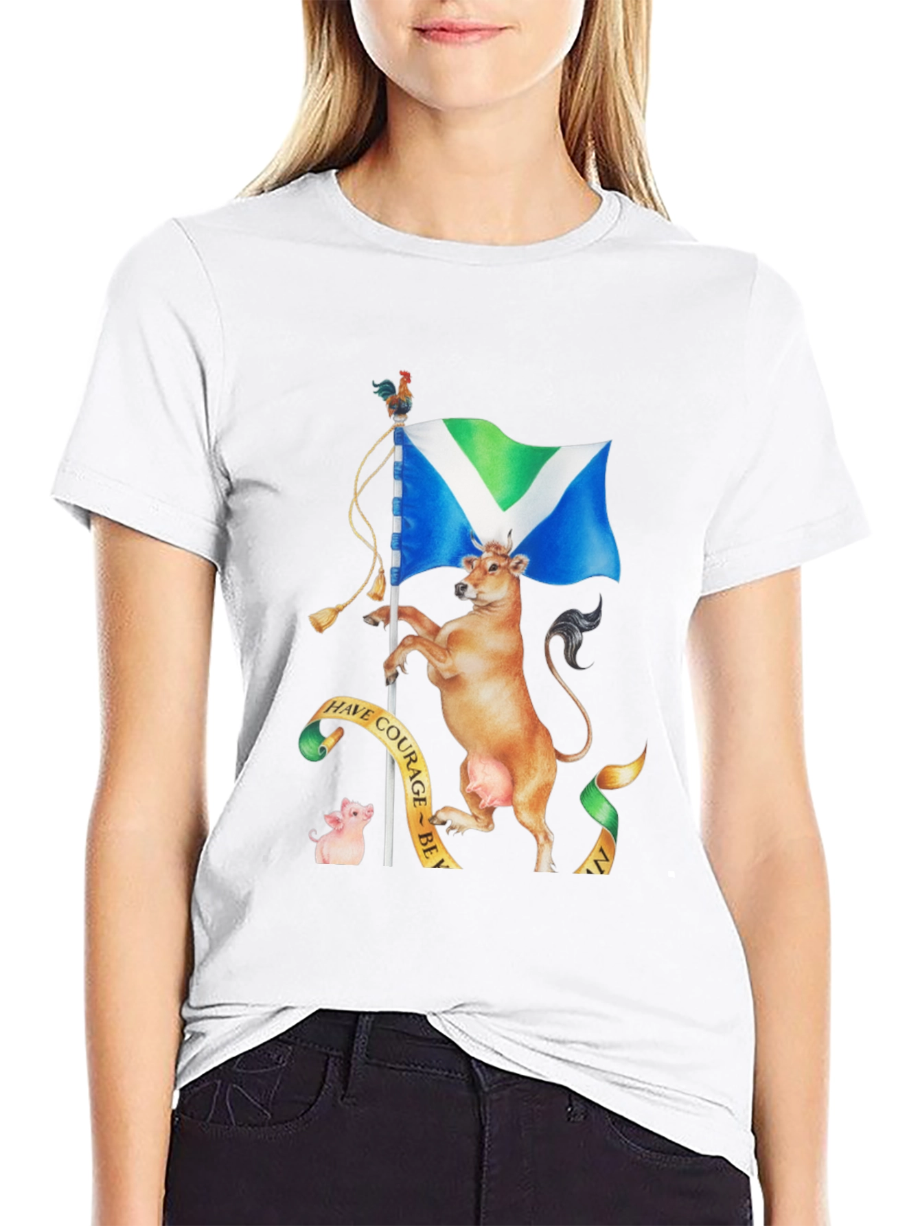 Vegan Animal Rights Graphic T-Shirt - Black