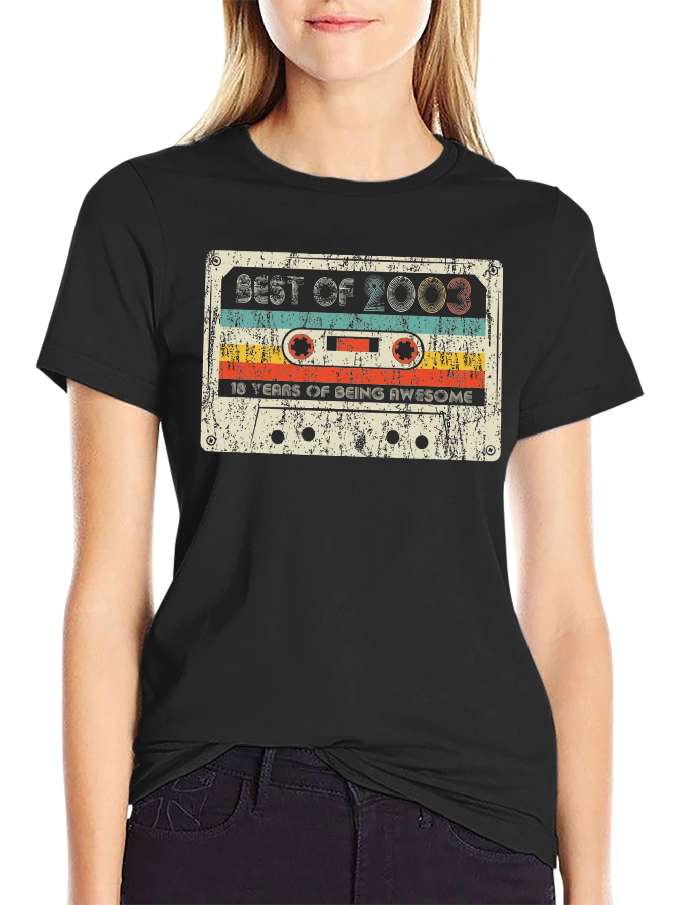Best of 2003 Cassette Tape 18th Birthday T-Shirt