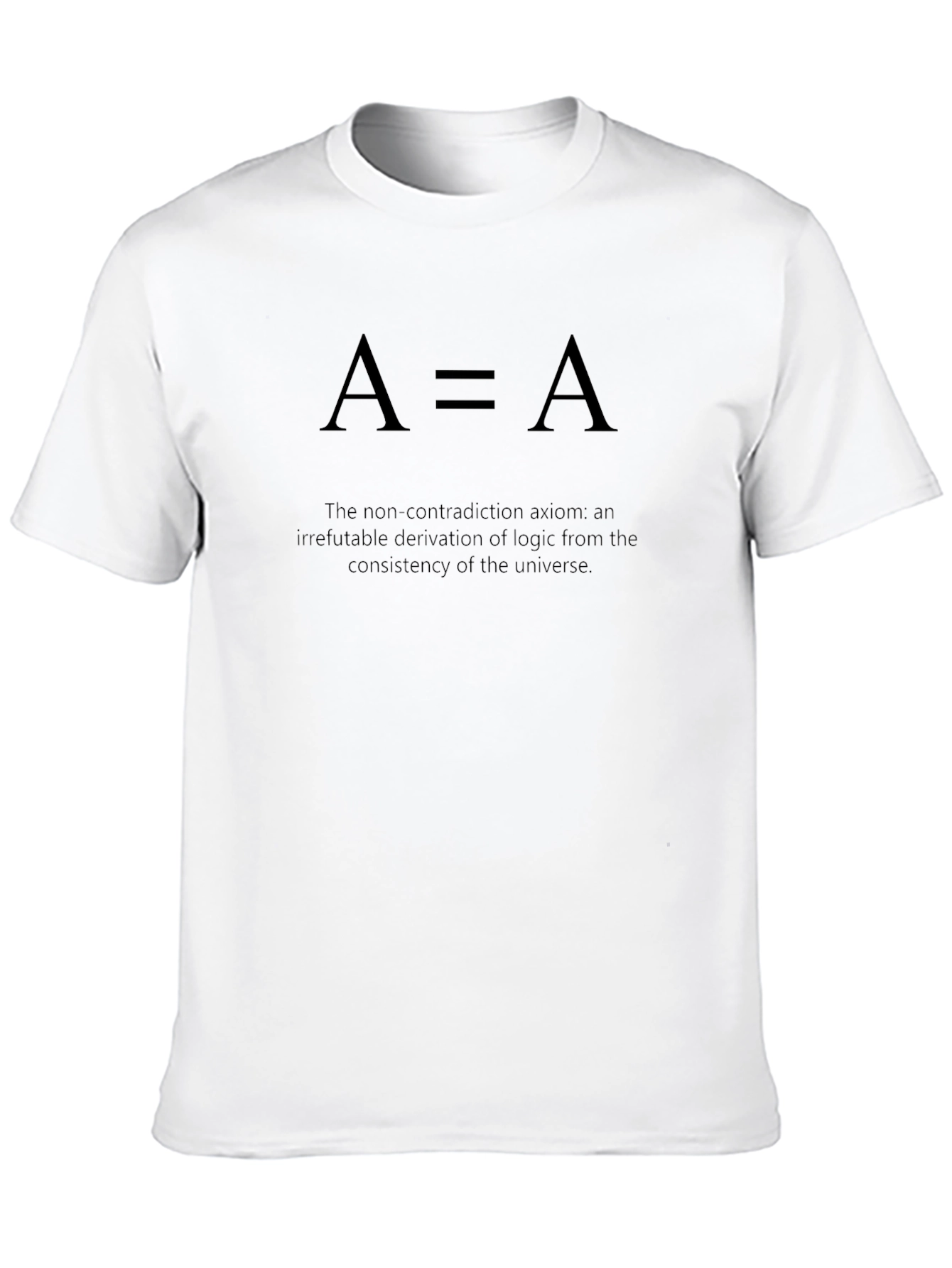 A=A Logic Axiom T-Shirt - Science Philosophy Tee