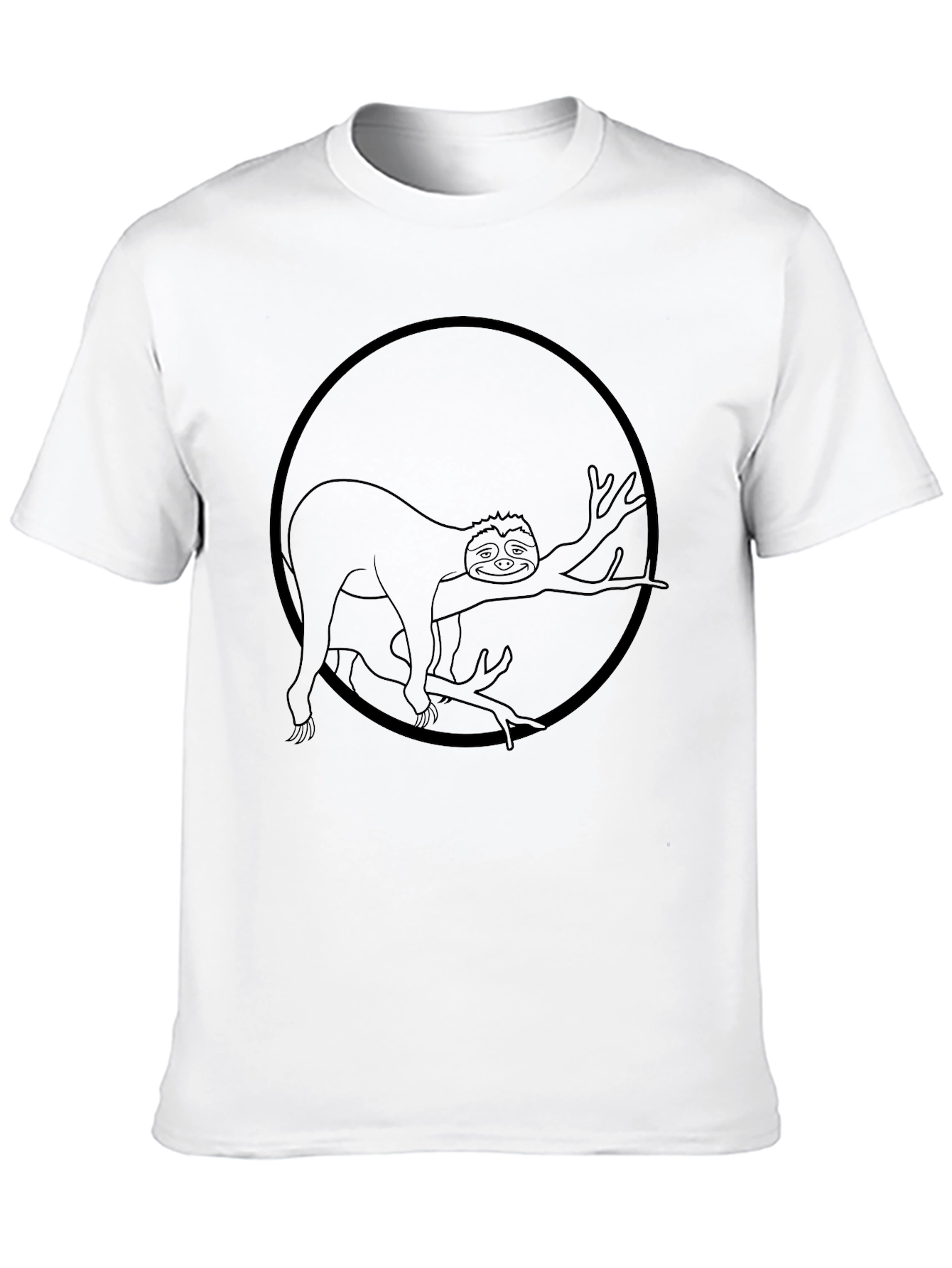 Sloth Graphic Tee - Relaxed Style