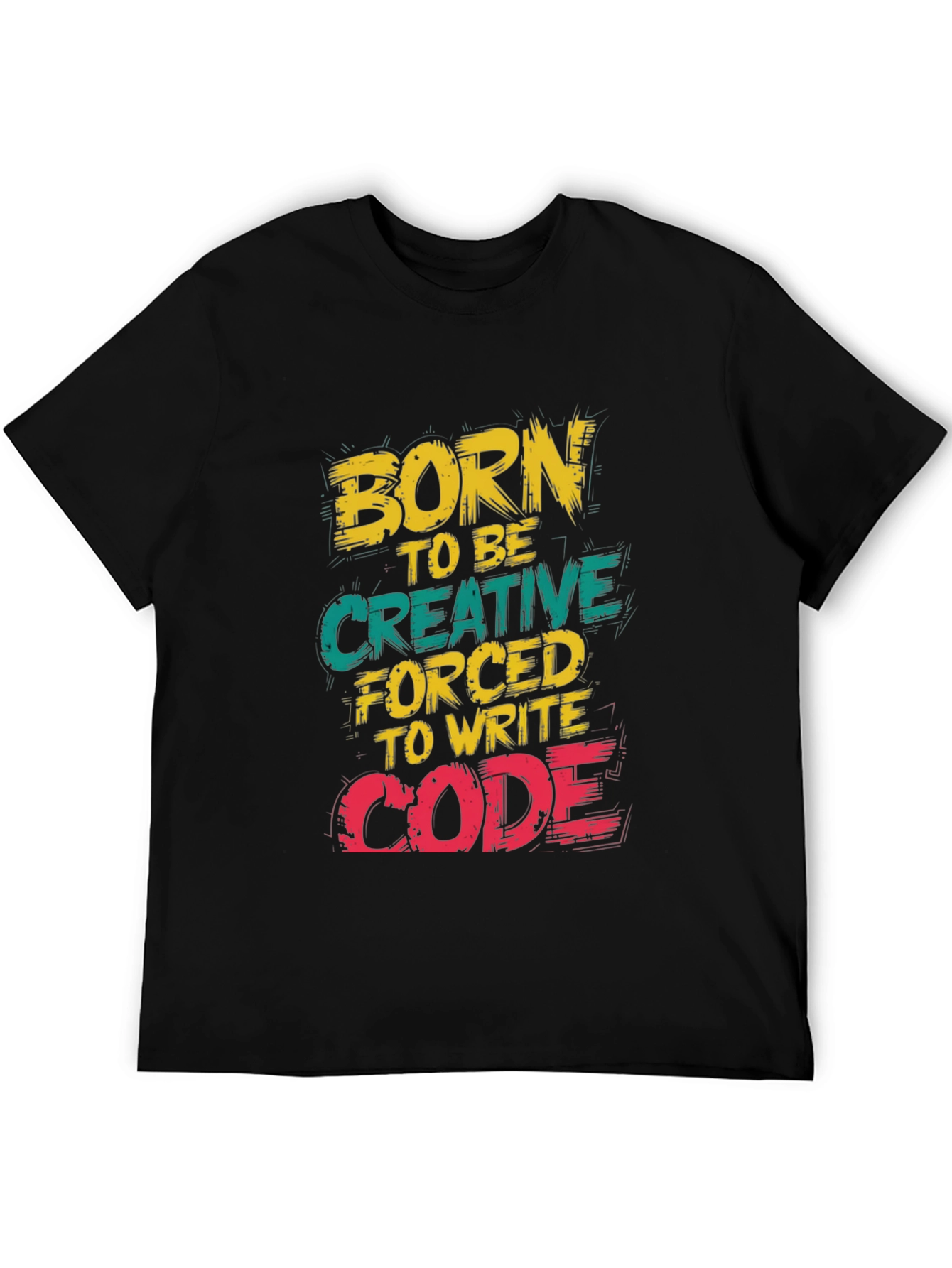 Born to be Creative Black Graphic Tee