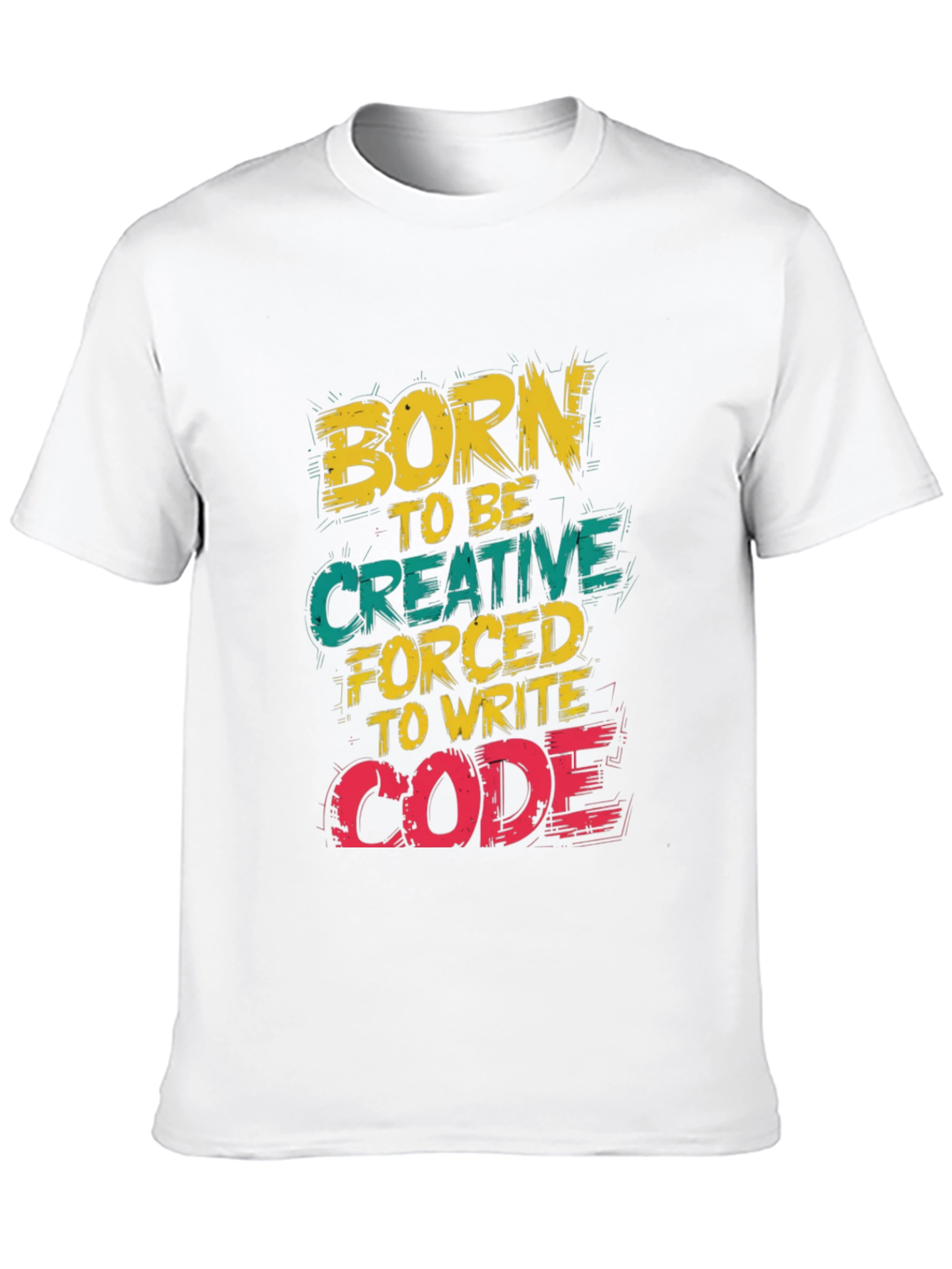 Born to be Creative Black Graphic Tee