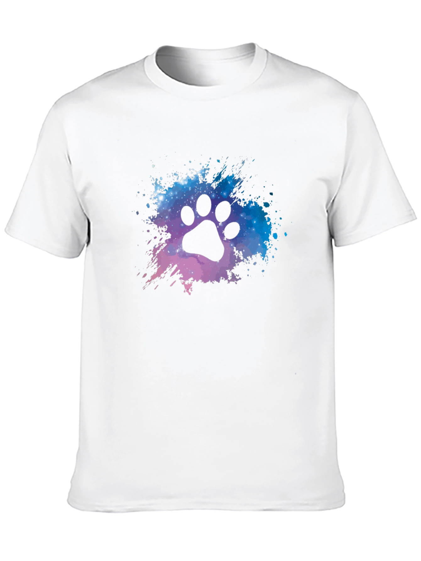 Cosmic Paw Print T-Shirt