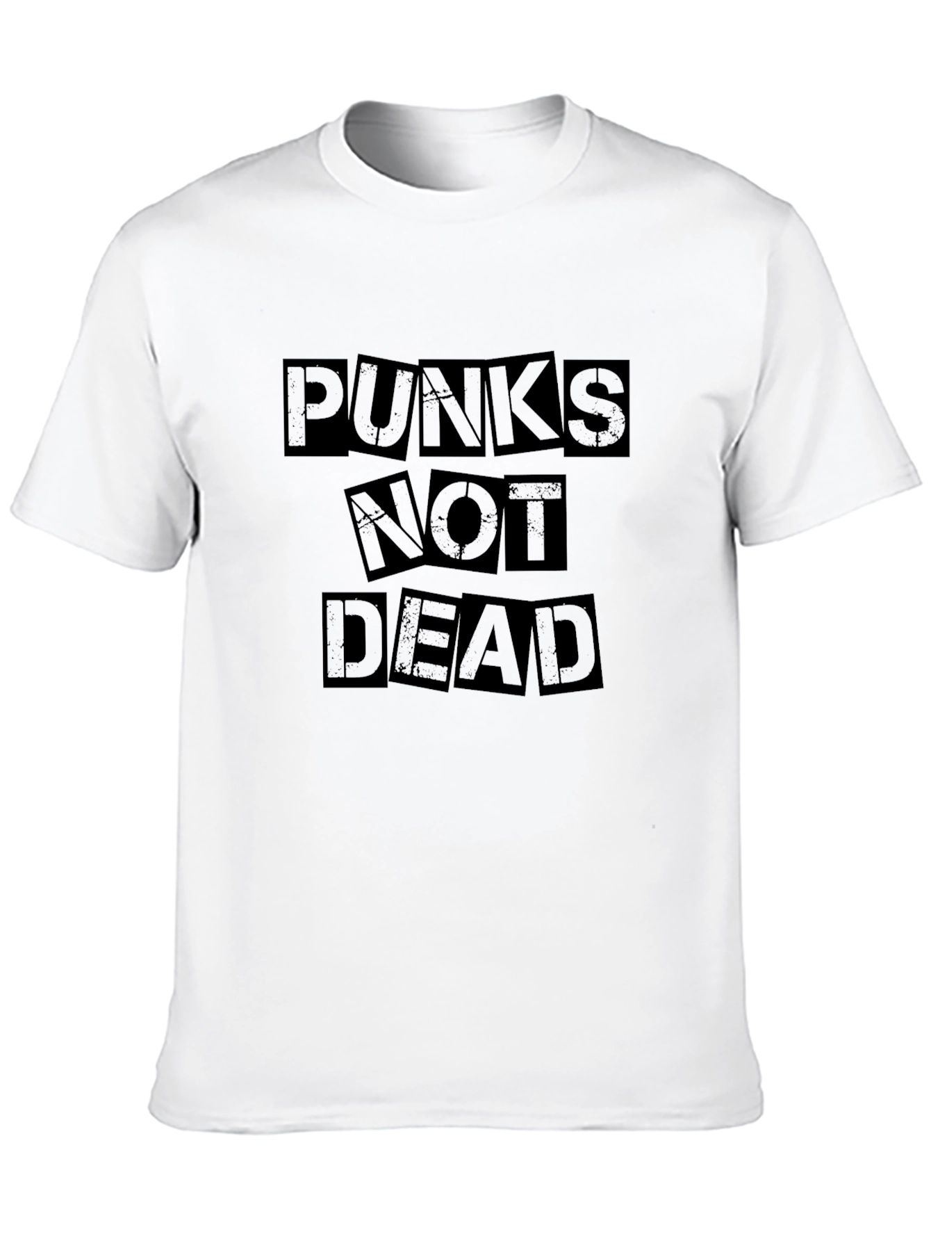 Punks Not Dead Black Graphic Tee