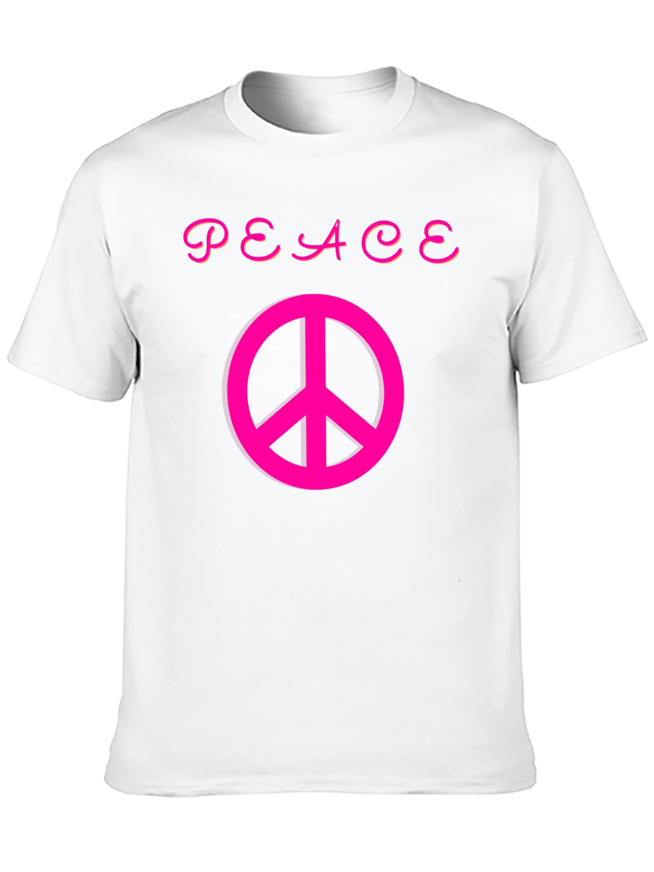 Peace Sign Graphic Tee - Stylish Comfort