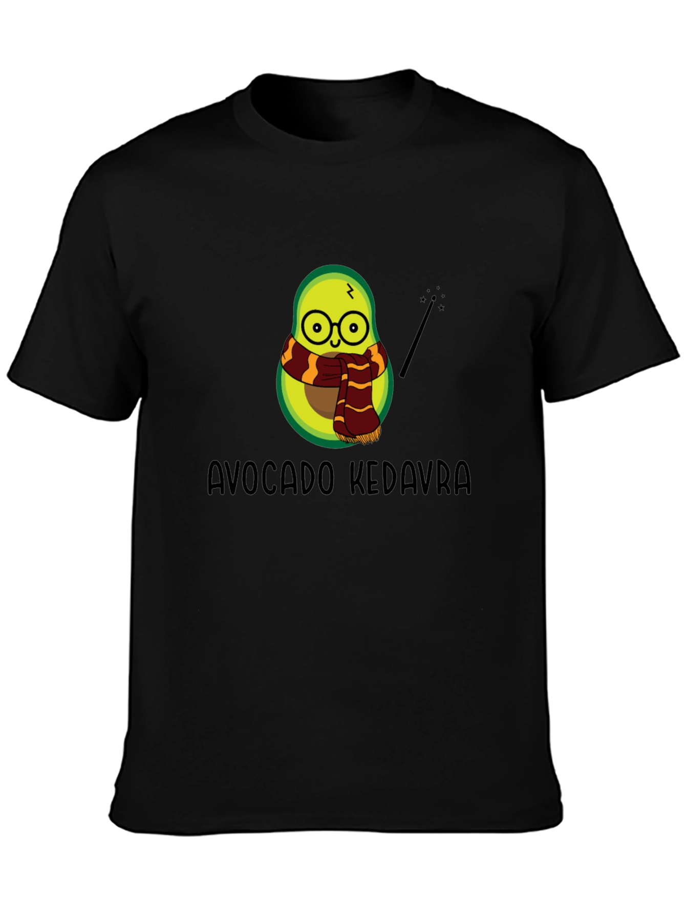 Avocado Kedavra Black T-Shirt