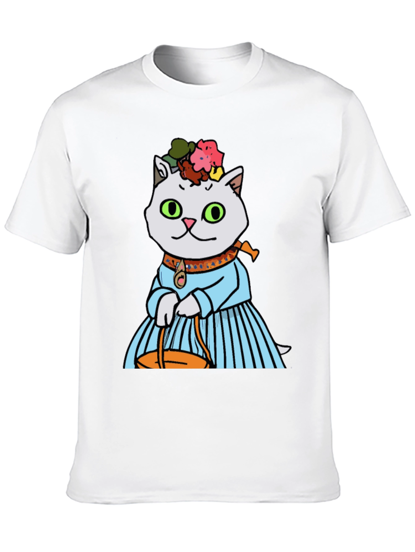 Frida Kahlo Cat T-Shirt - Unique Graphic Tee