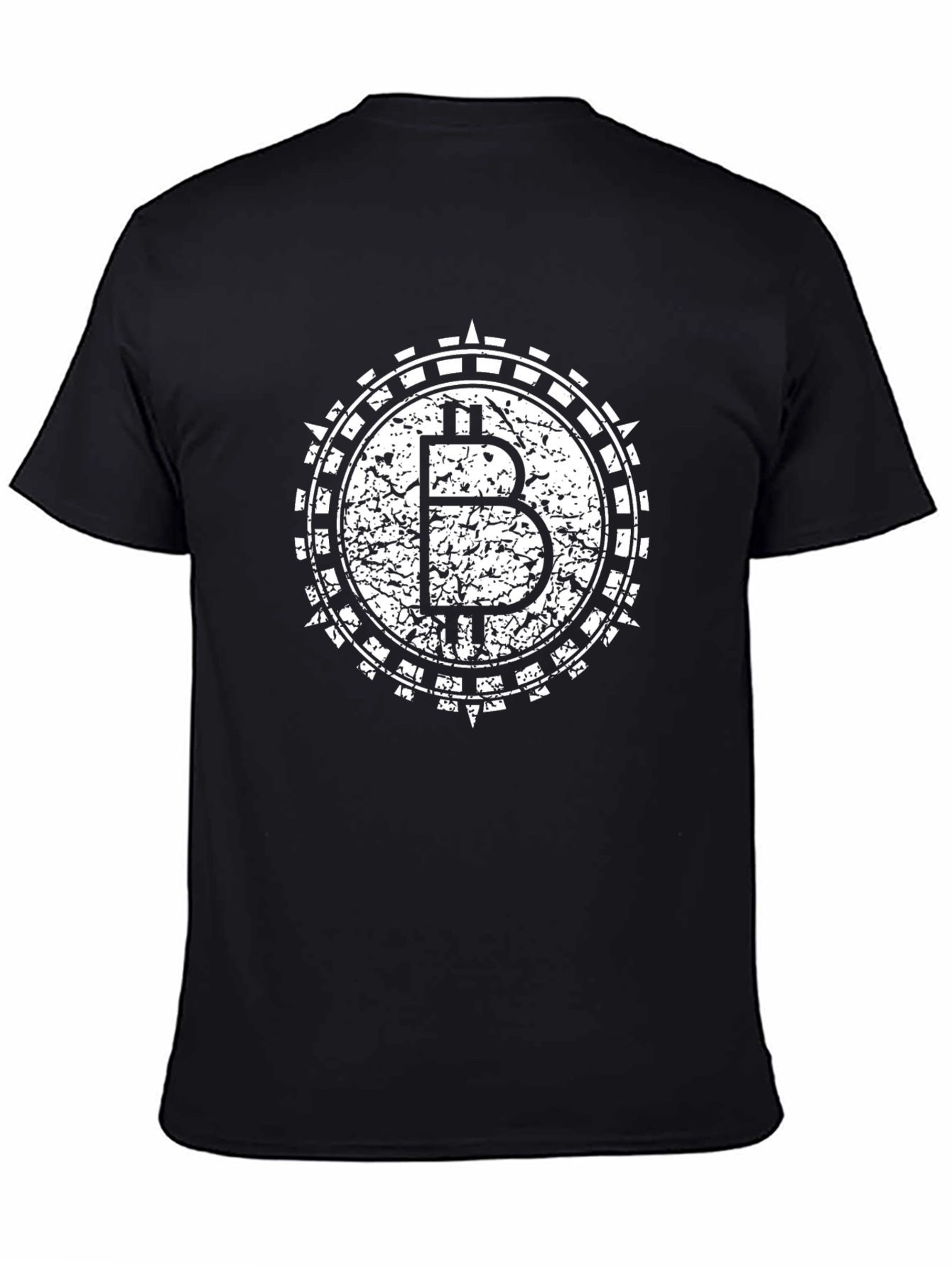 Bitcoin Logo Graphic Tee - Black