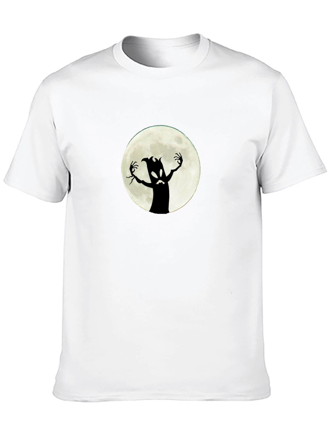 Spooky Moon Monster Graphic Tee