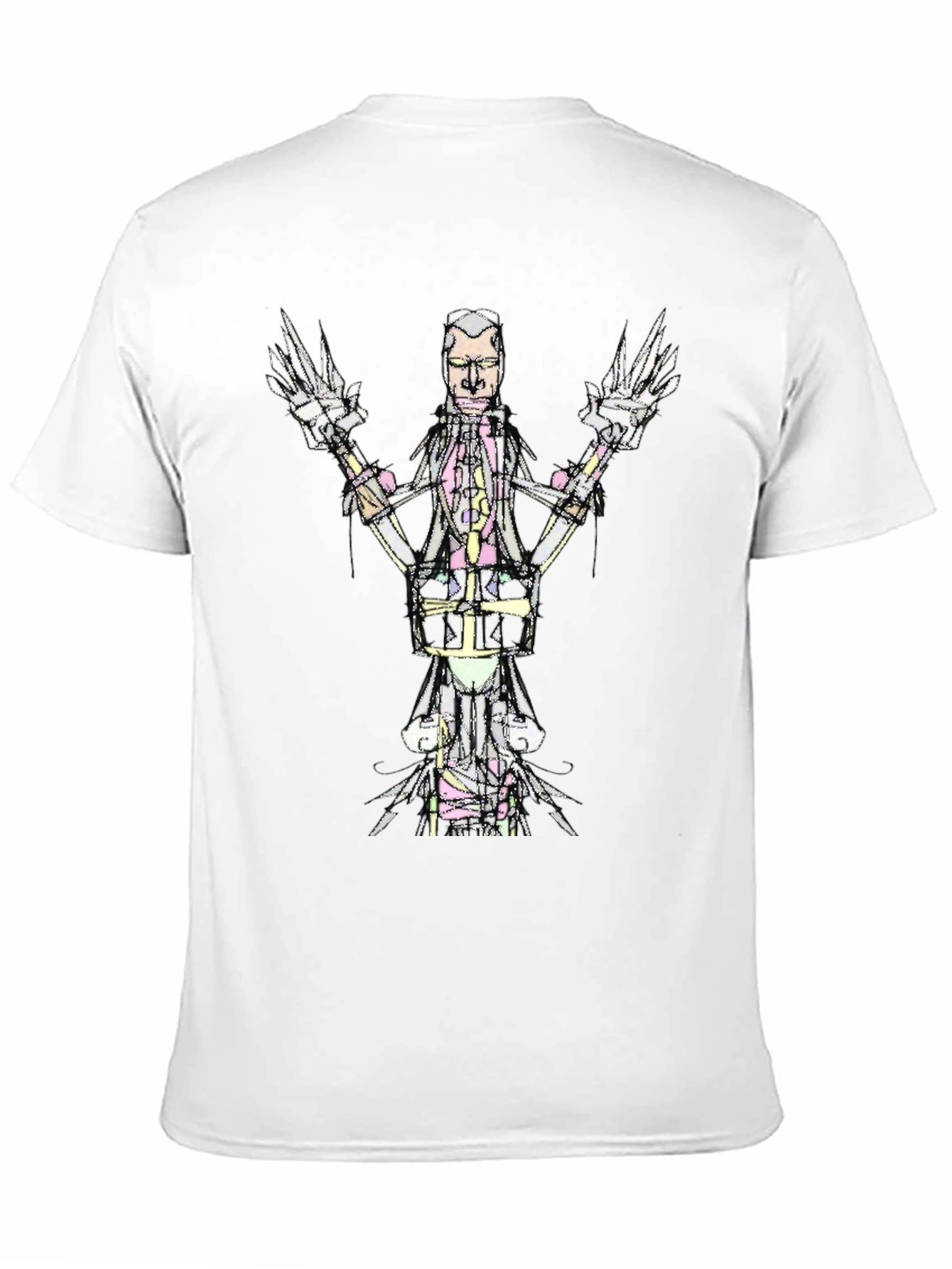 Abstract Graphic Print Tee - Modern Art T-Shirt
