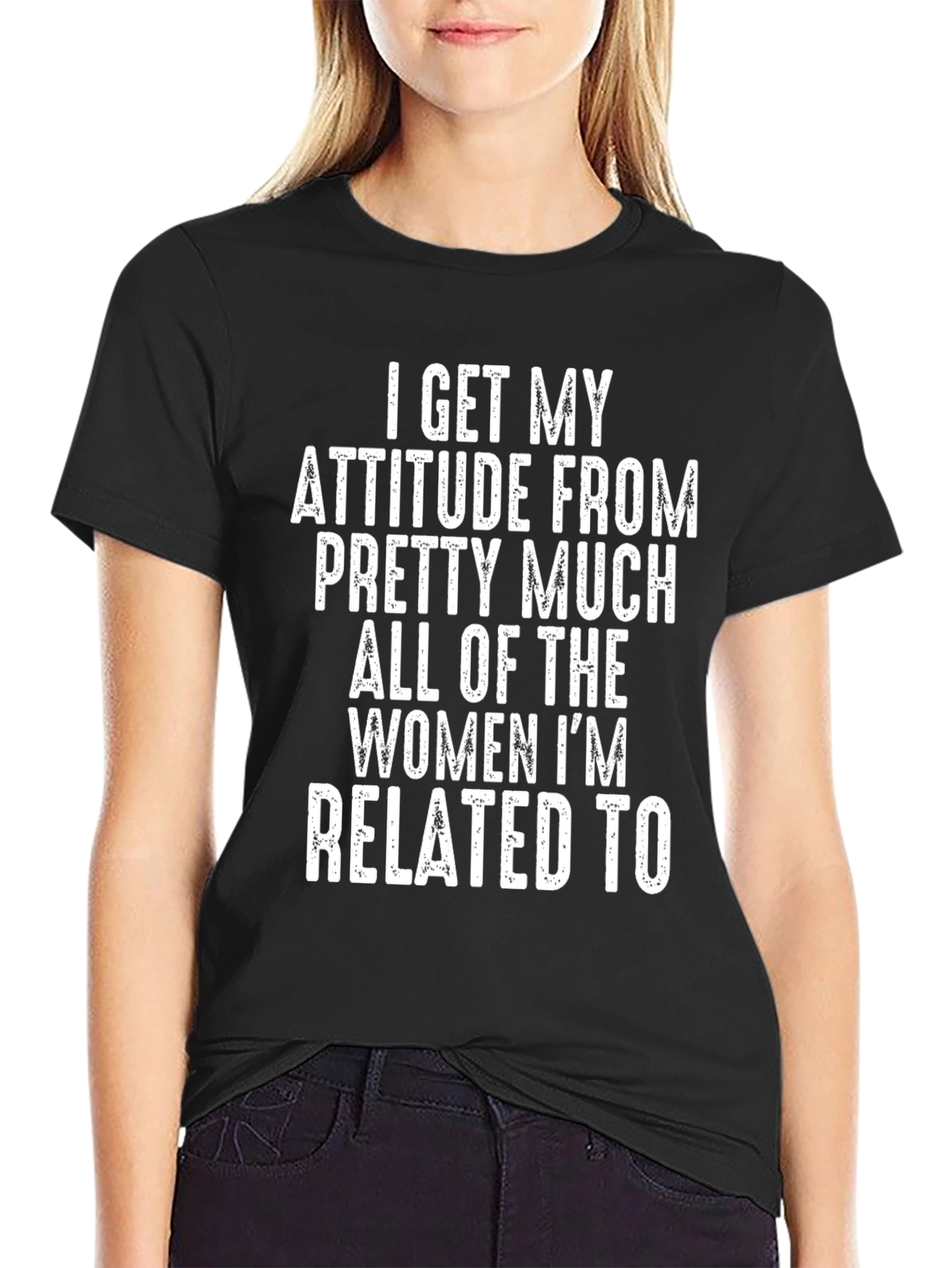 Attitude from Women T-Shirt - Funny Sarcastic Tee