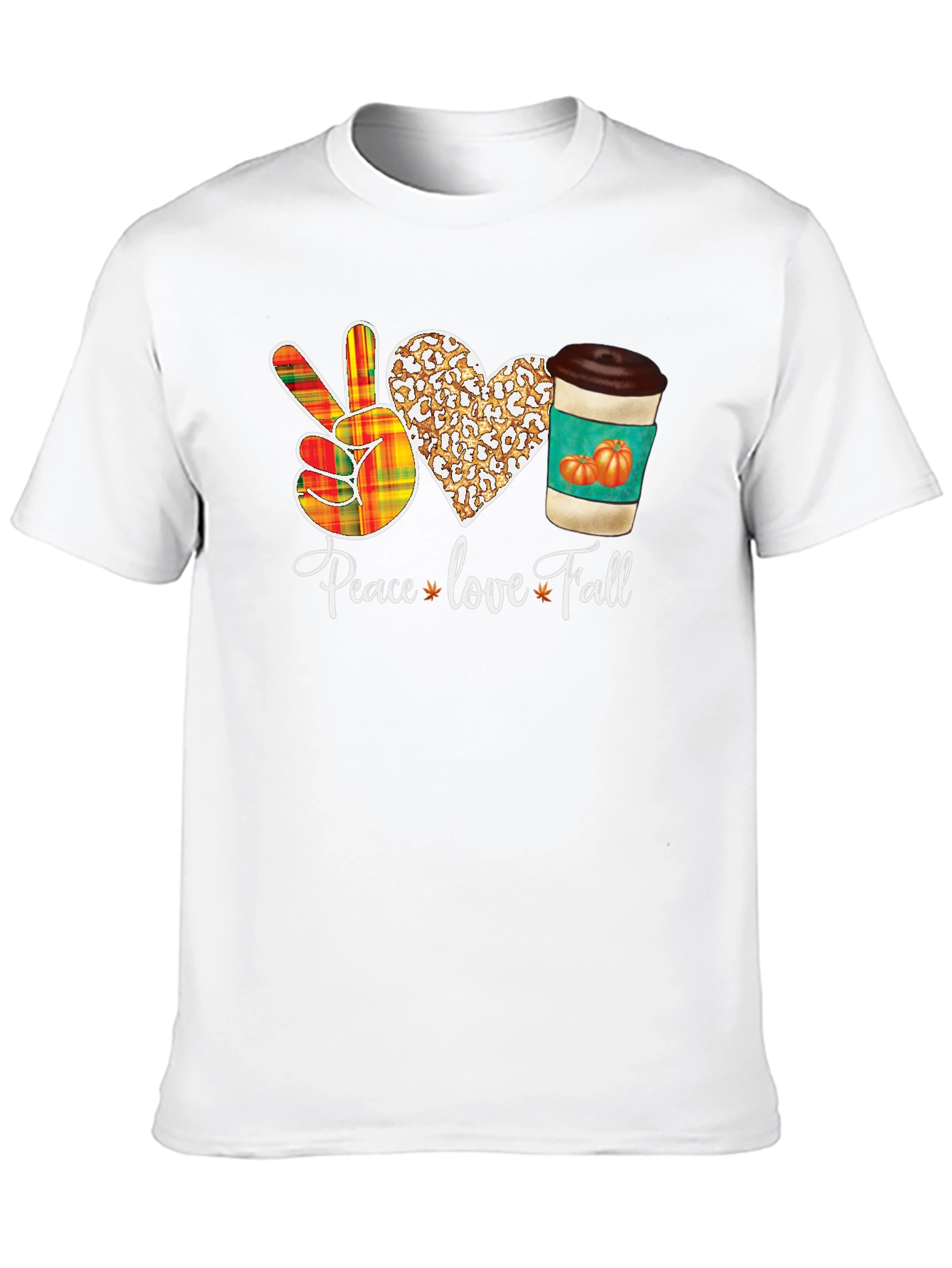 Peace Love Fall Graphic T-Shirt