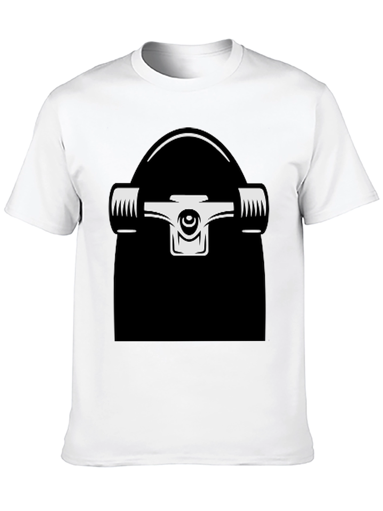 Skateboard Graphic Tee - Black